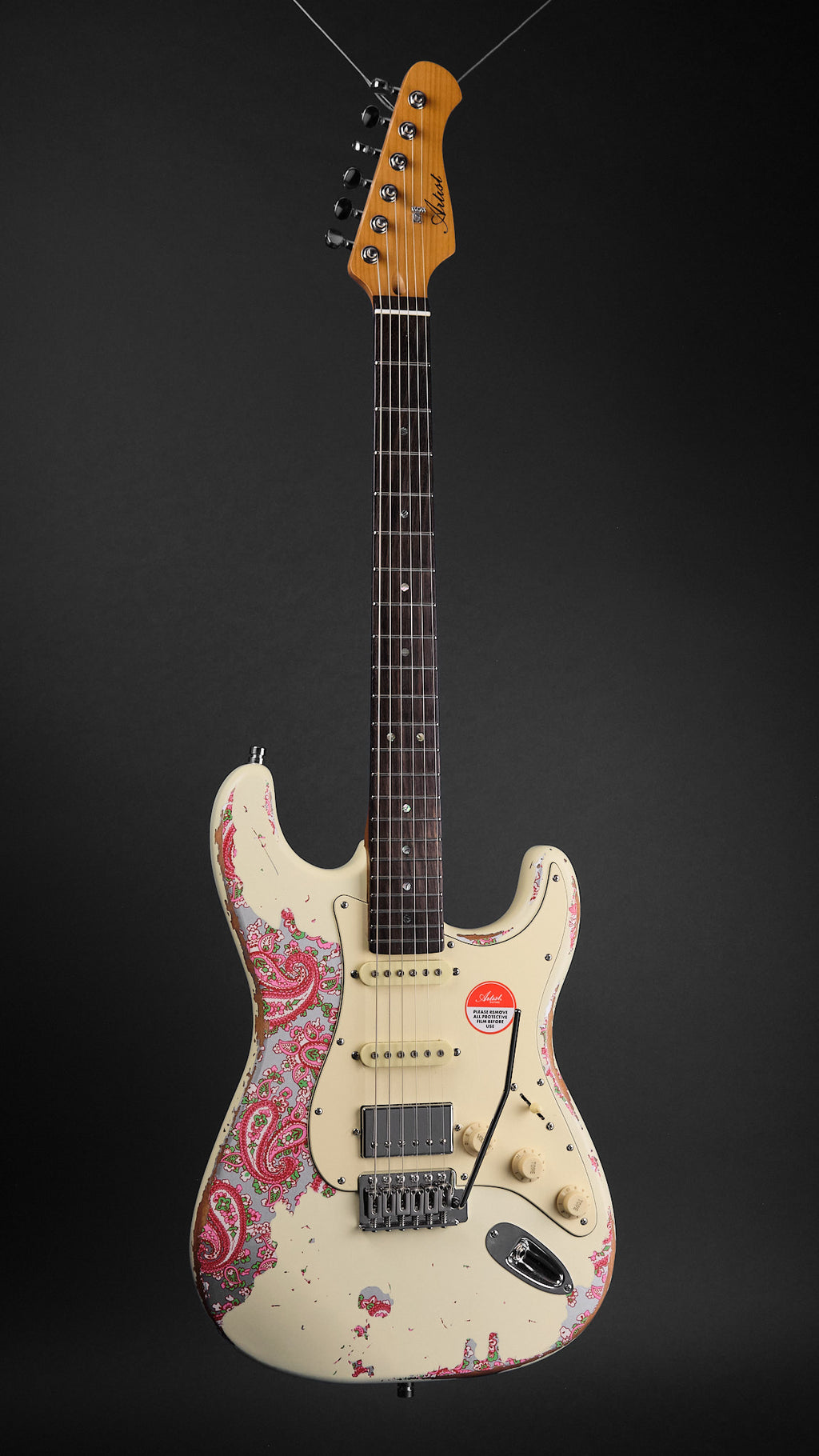Artist AS72 White Paisley Relic (Second-Hand)