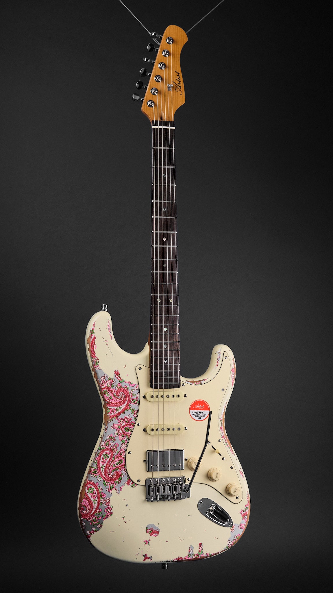 Artist AS72 White Paisley Relic (Second-Hand)
