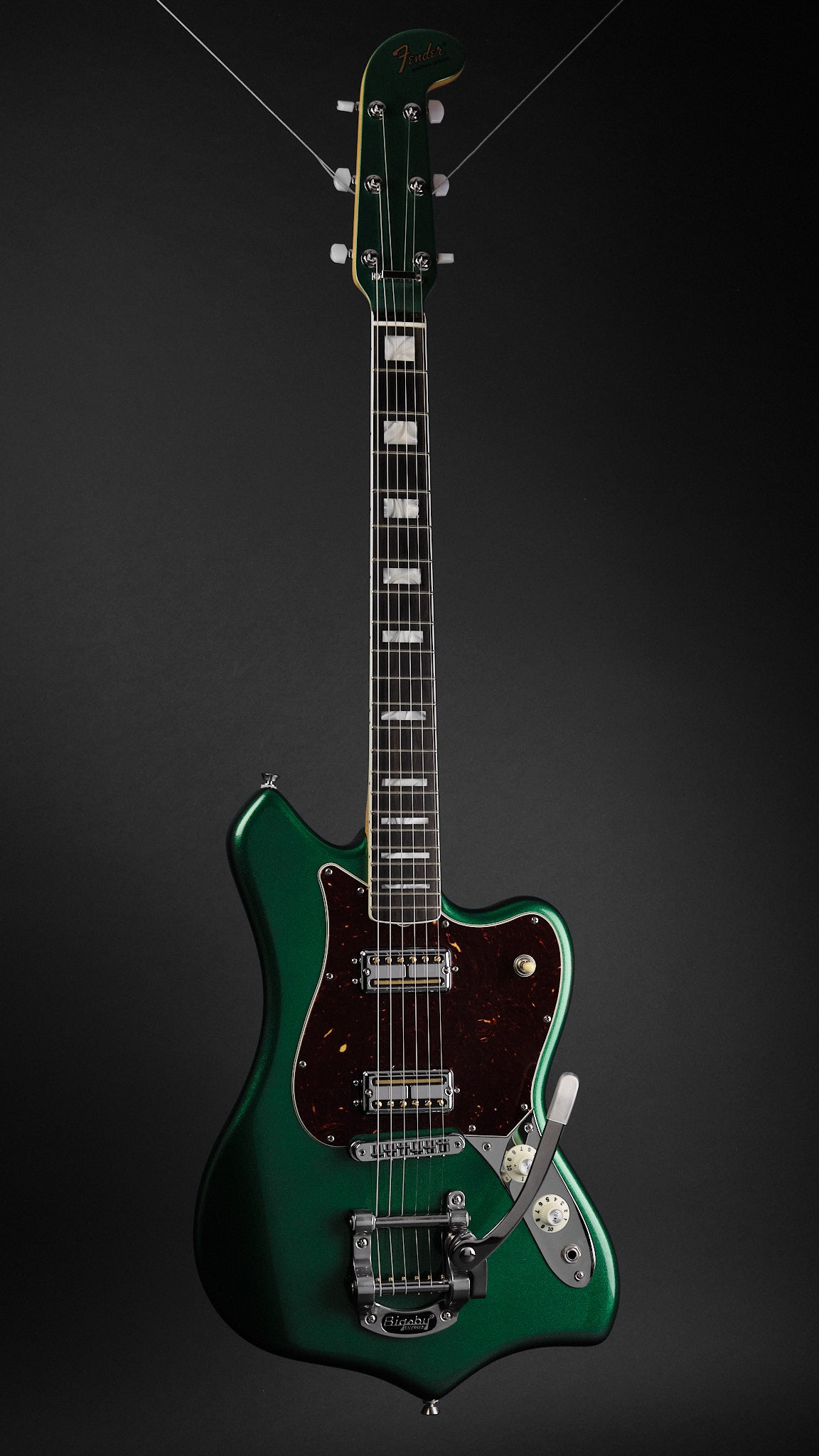 2020 Fender Parallel Universe Volume II Maverick Dorado Mystic Pine Green
