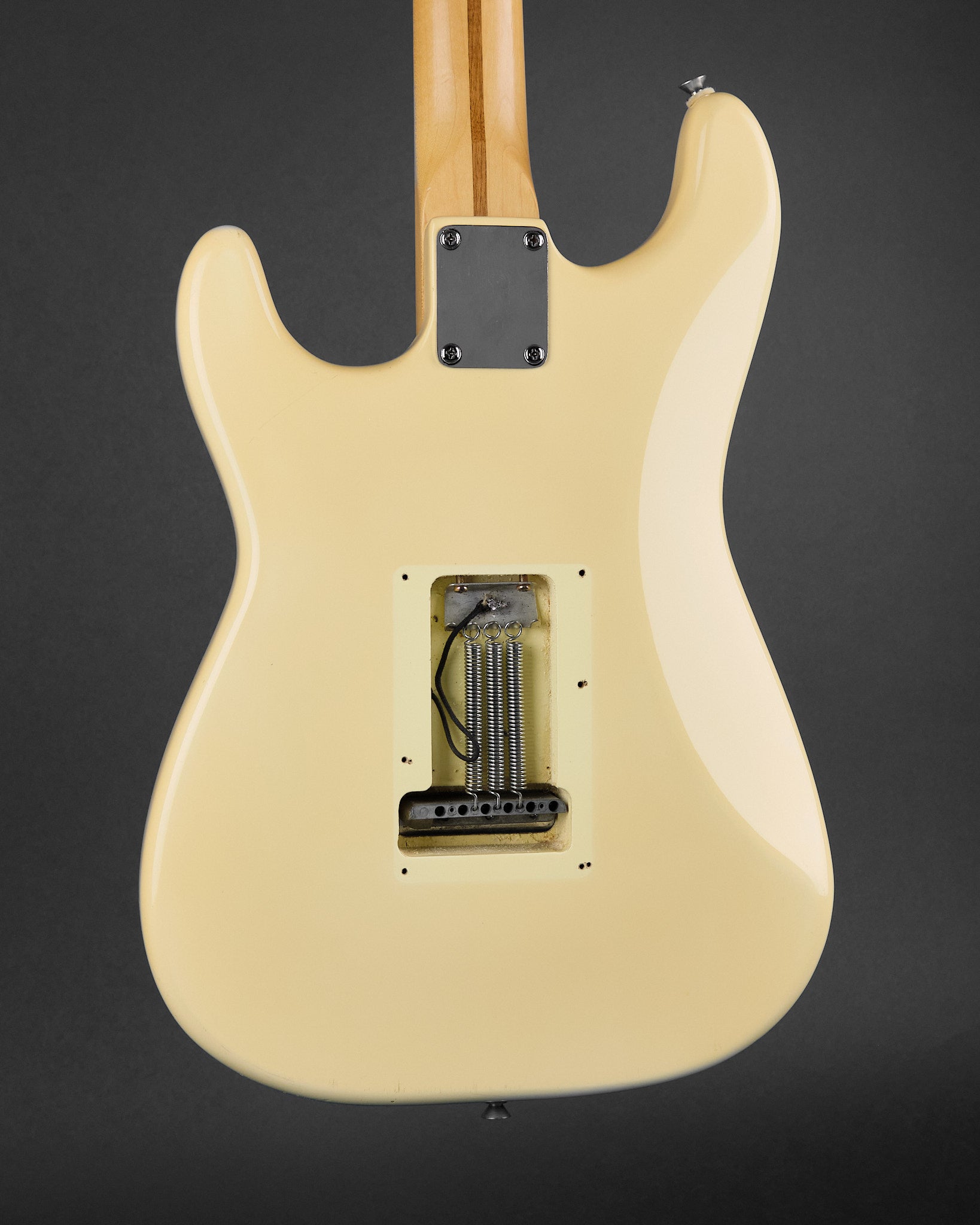 1990s Squier MIK Stratocaster HSS Yellow