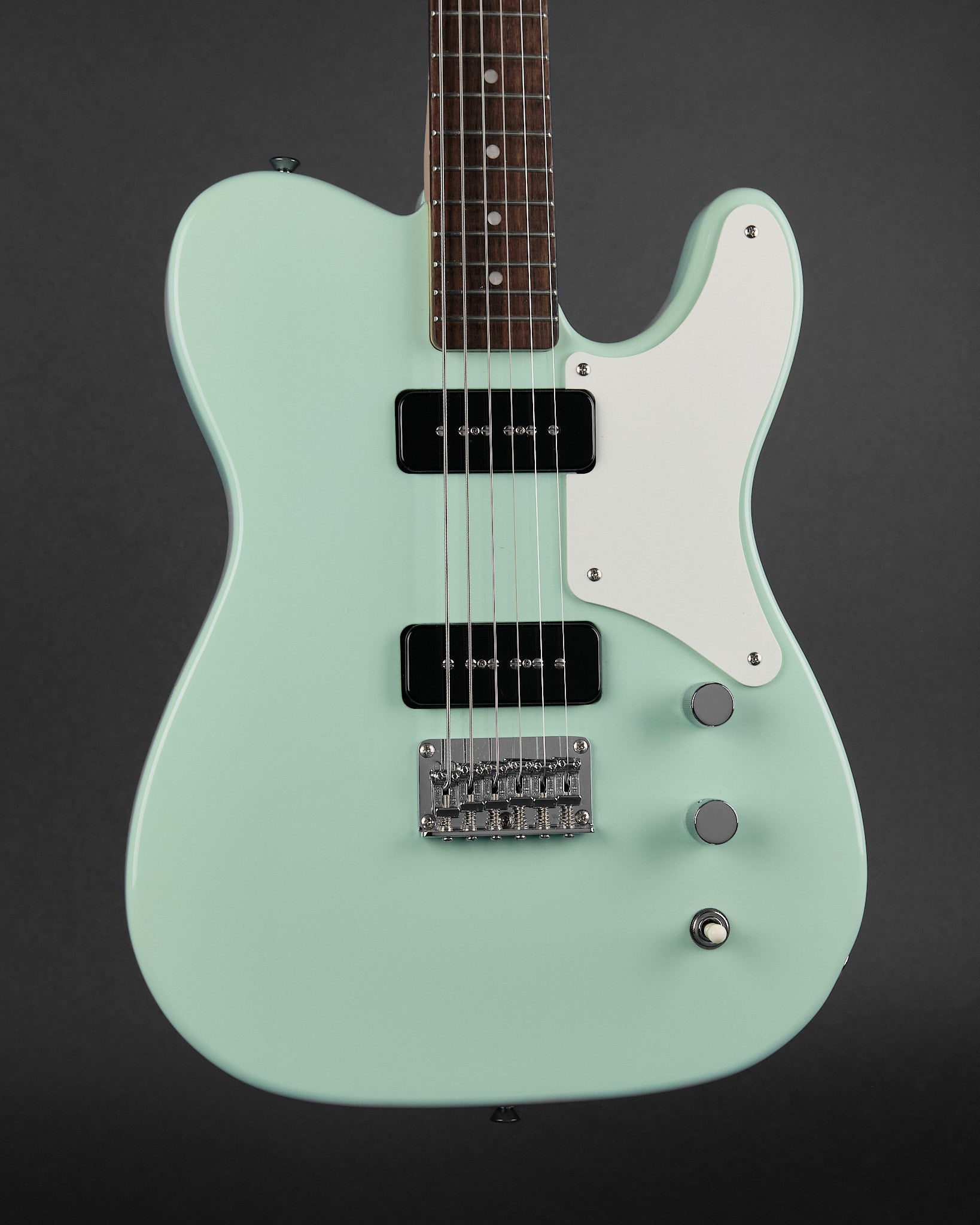 2021 Squier Paranormal Baritone Cabronita Telecaster Surf Green