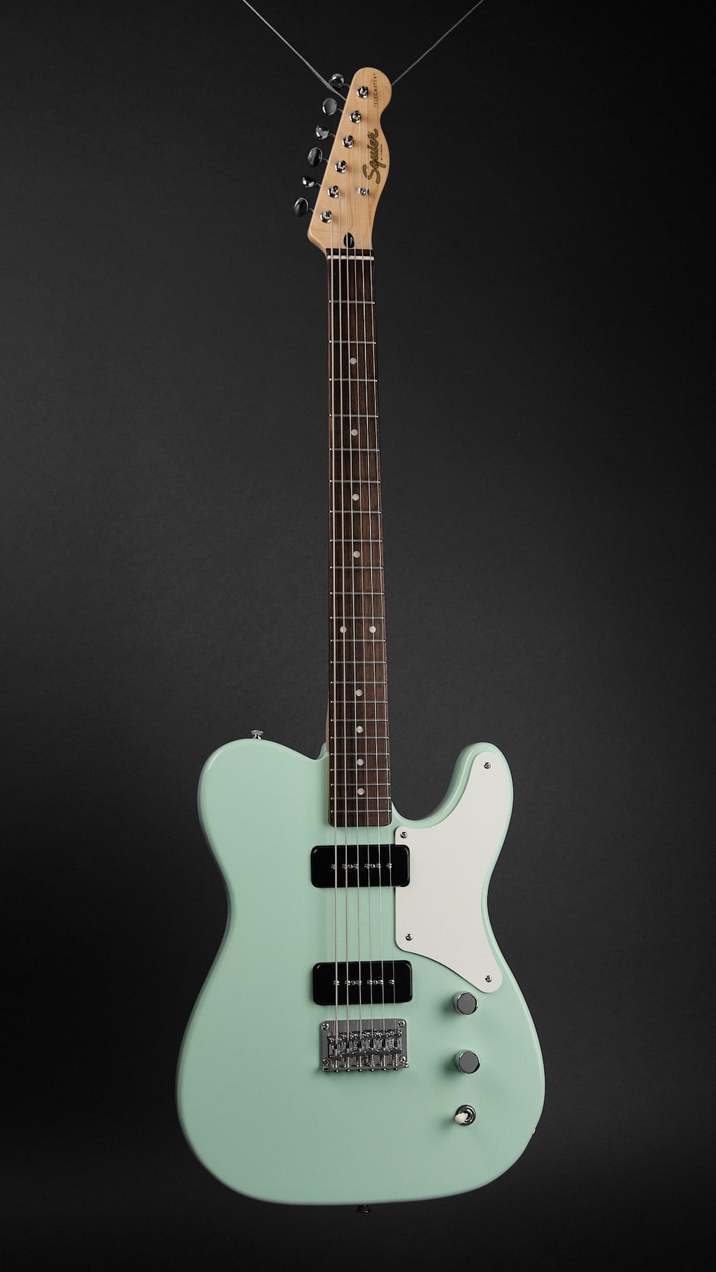 2021 Squier Paranormal Baritone Cabronita Telecaster Surf Green