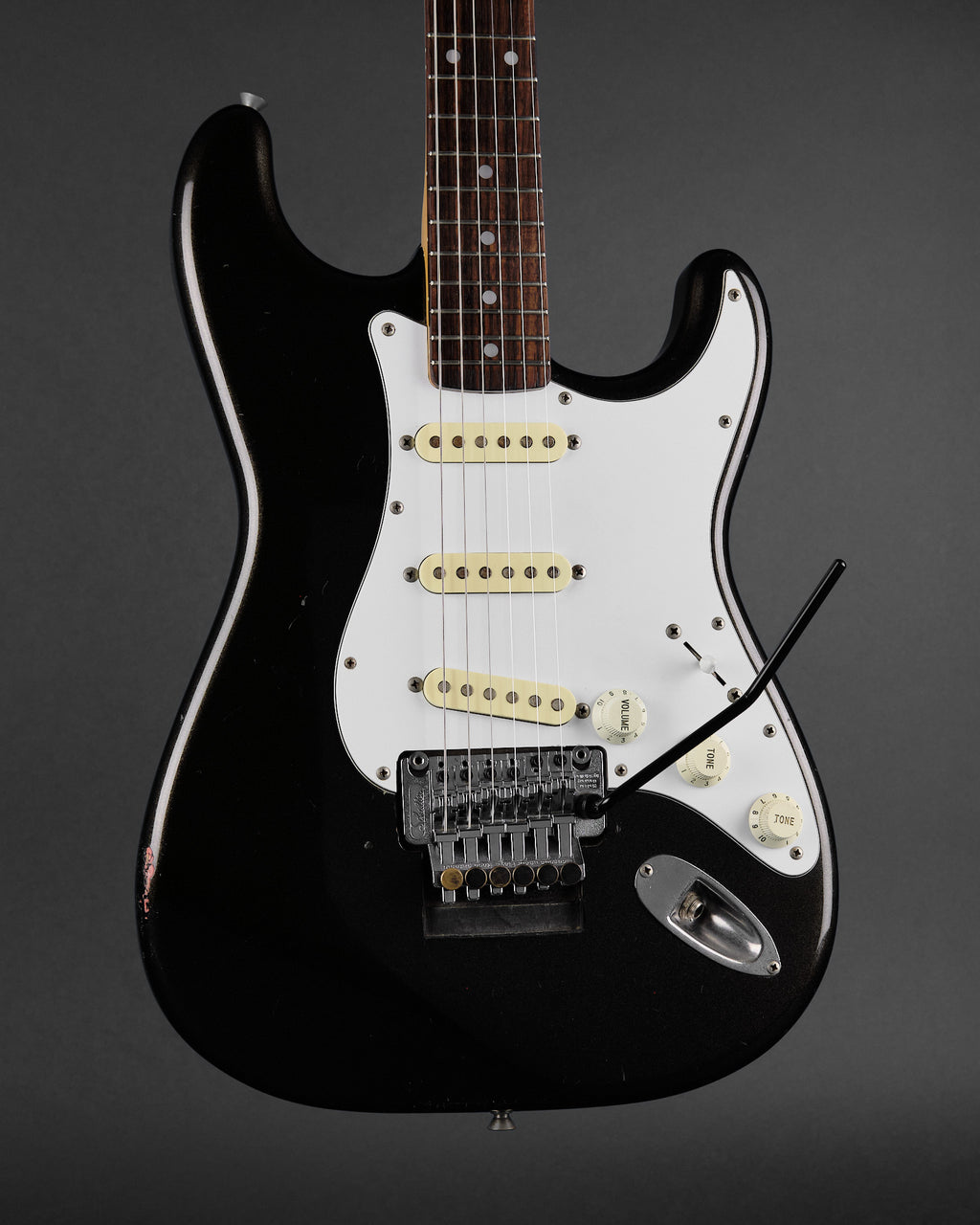 1980s Fender MIJ Contemporary Stratocaster Charcoal Frost