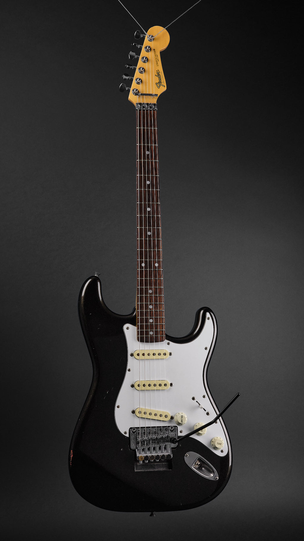 1980s Fender MIJ Contemporary Stratocaster Charcoal Frost