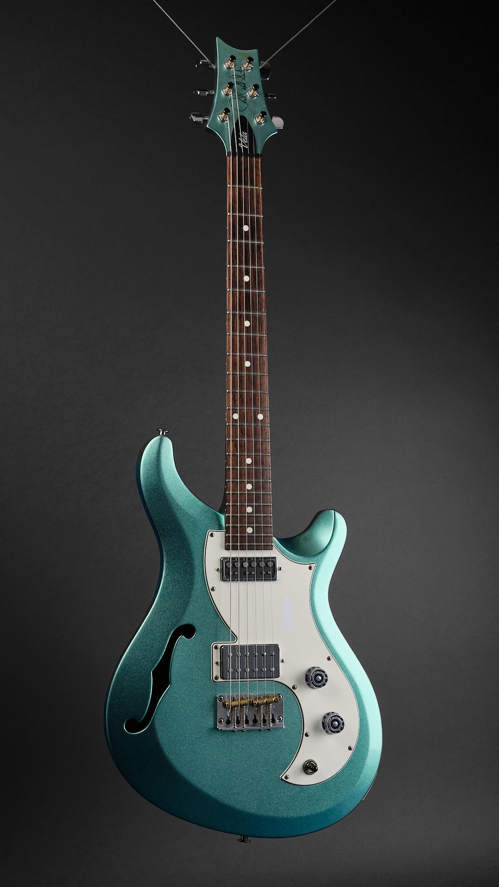 2021 PRS S2 Vela Semi-Hollow Frost Green Metallic