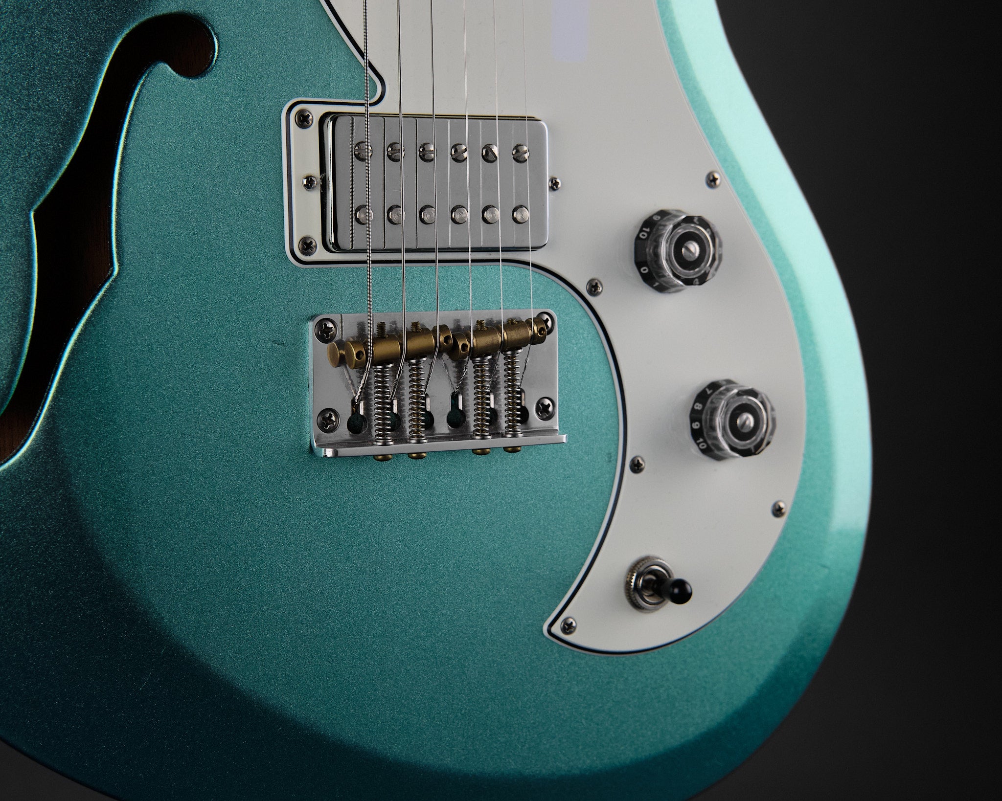 2021 PRS S2 Vela Semi-Hollow Frost Green Metallic