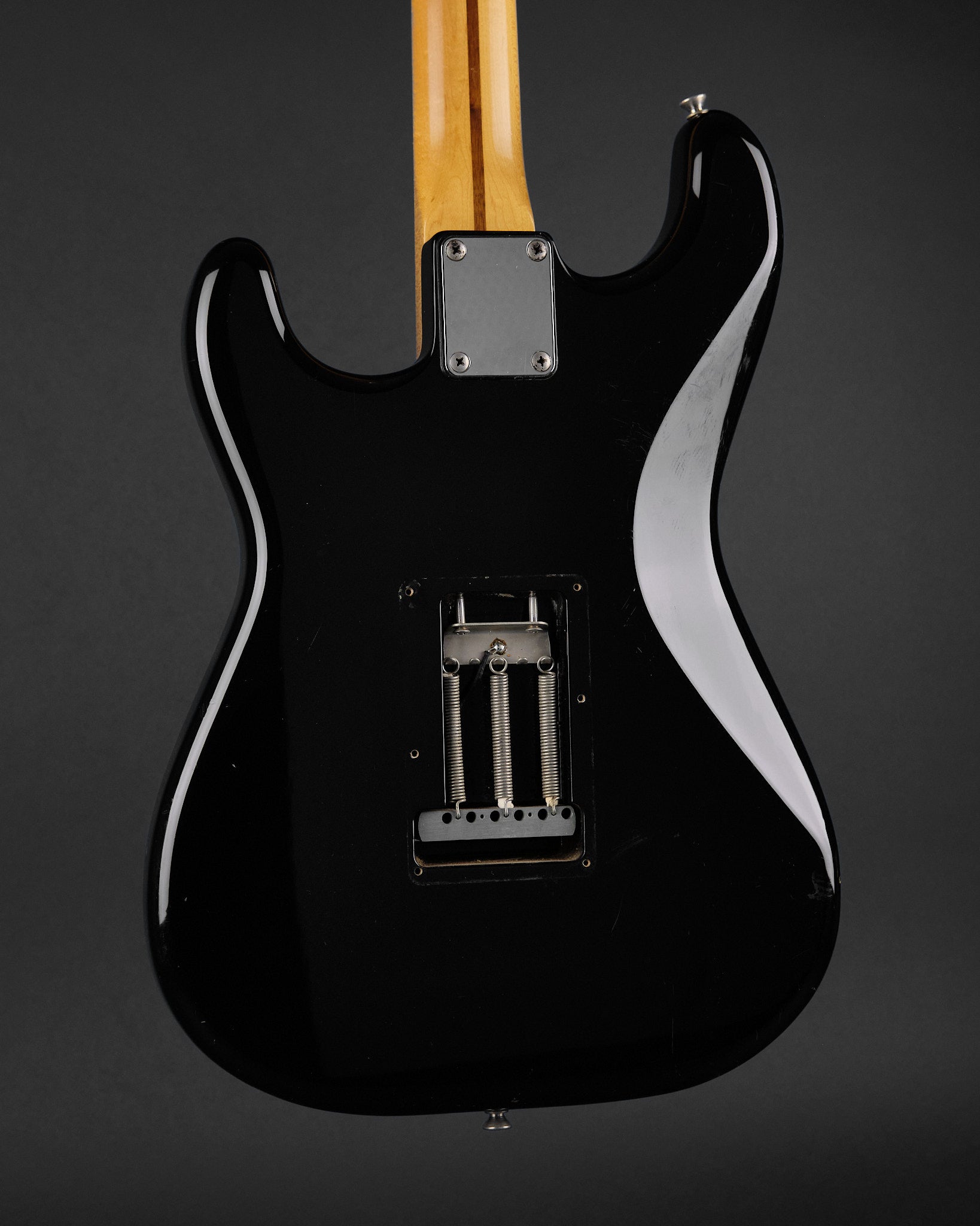 1980s Squier Standard Stratocaster Black