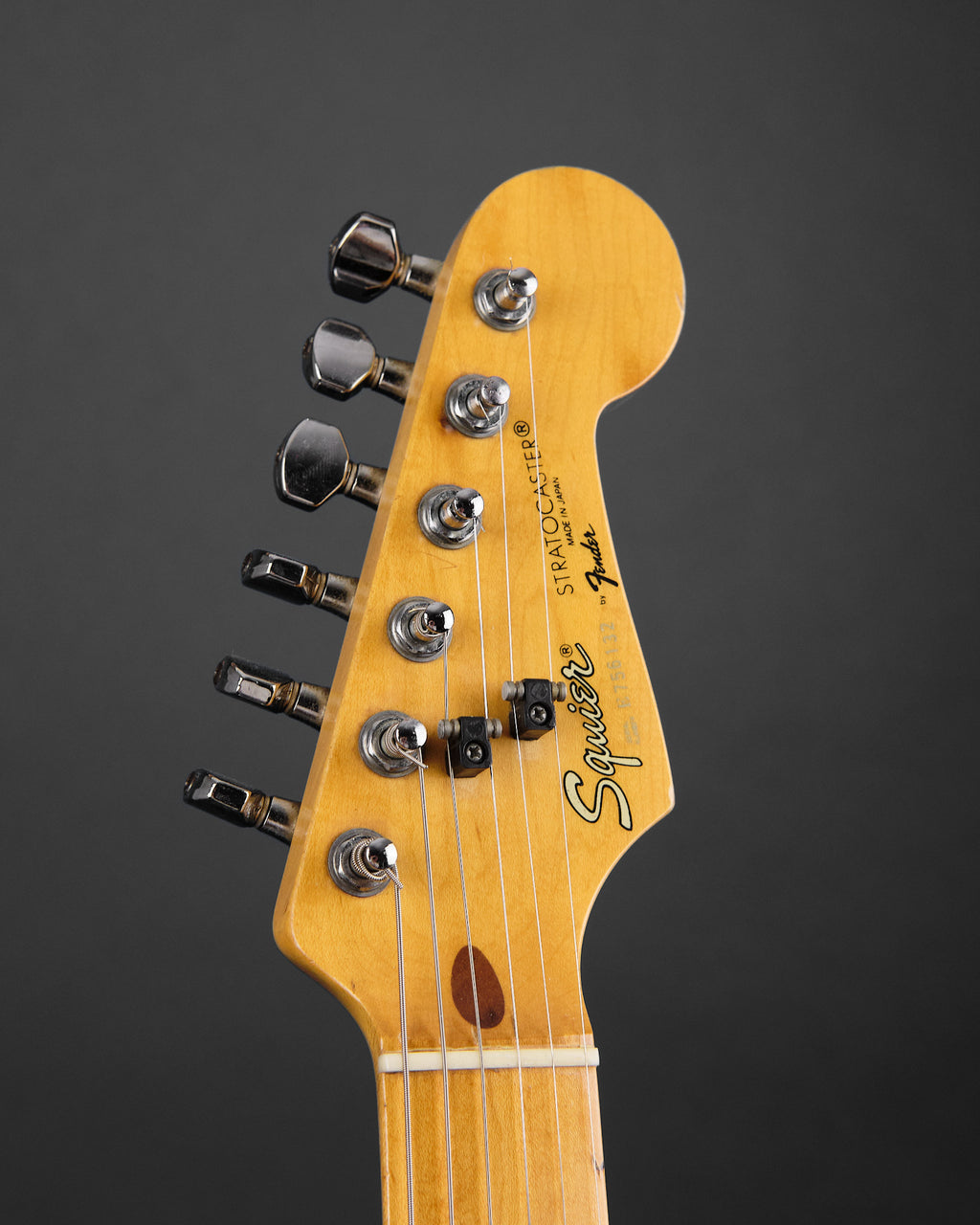 1980s Squier Standard Stratocaster Black