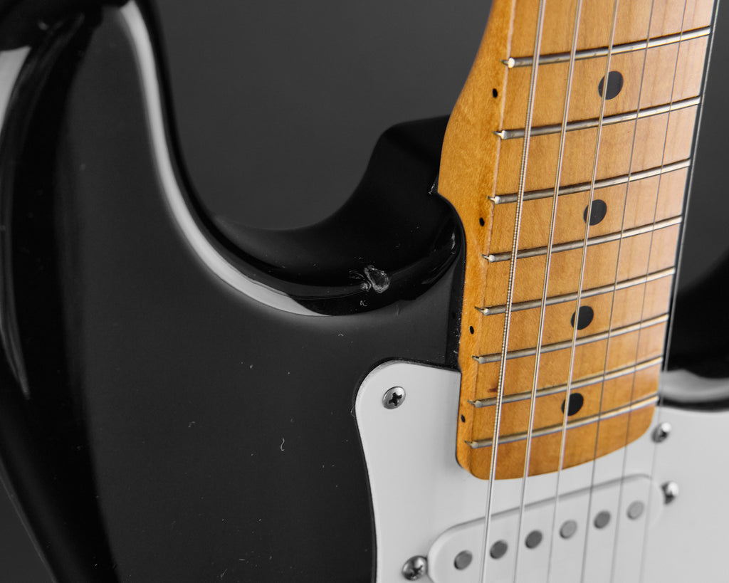 1980s Squier Standard Stratocaster Black