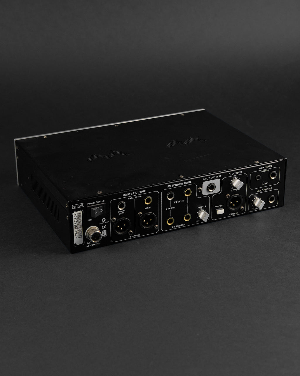 Wayne Jones Audio WJBP Stereo Valve Bass Guitar Pre-Amp DI (Second-Hand)