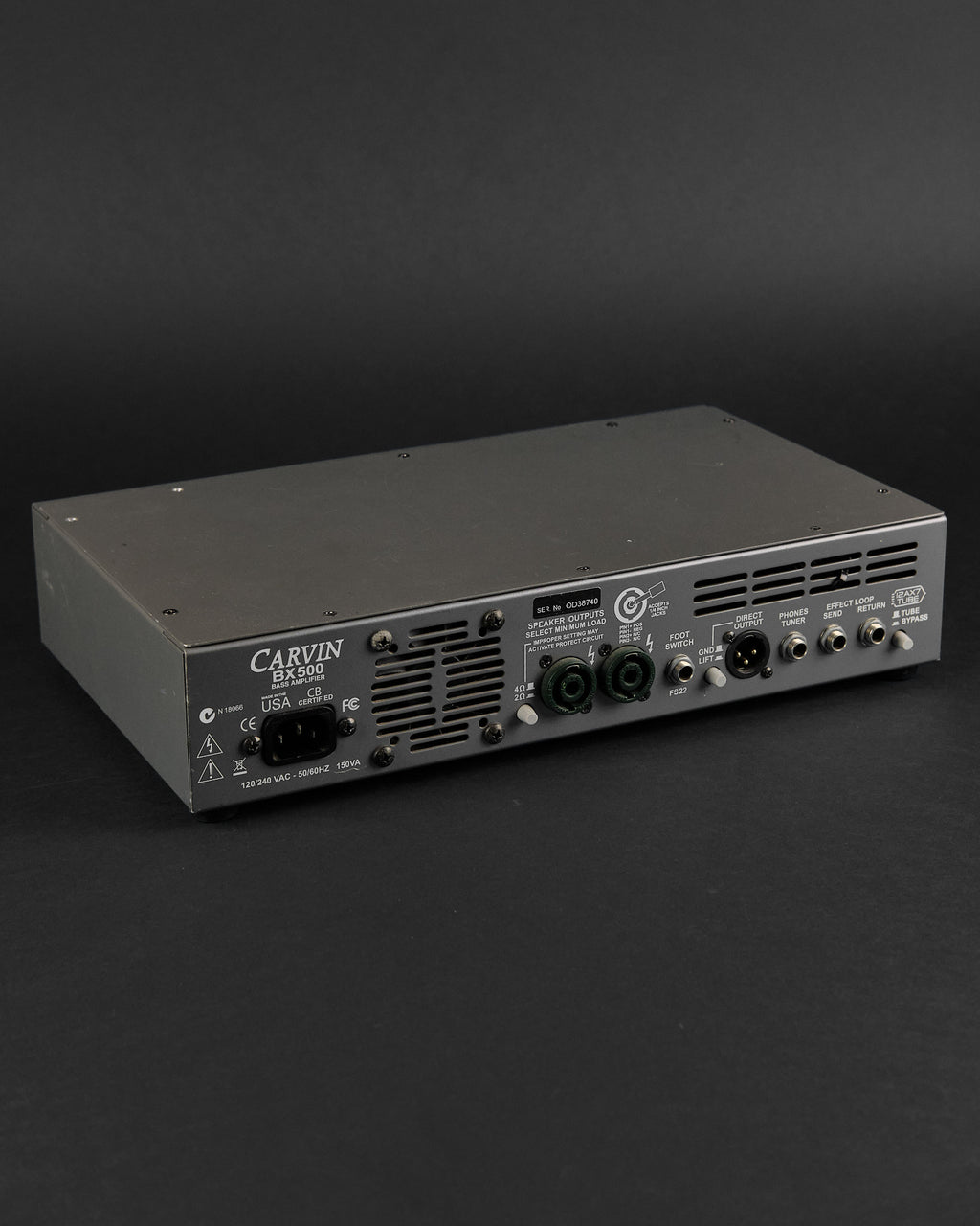 Carvin BX500 500-Watt Bass Head (Second-Hand)