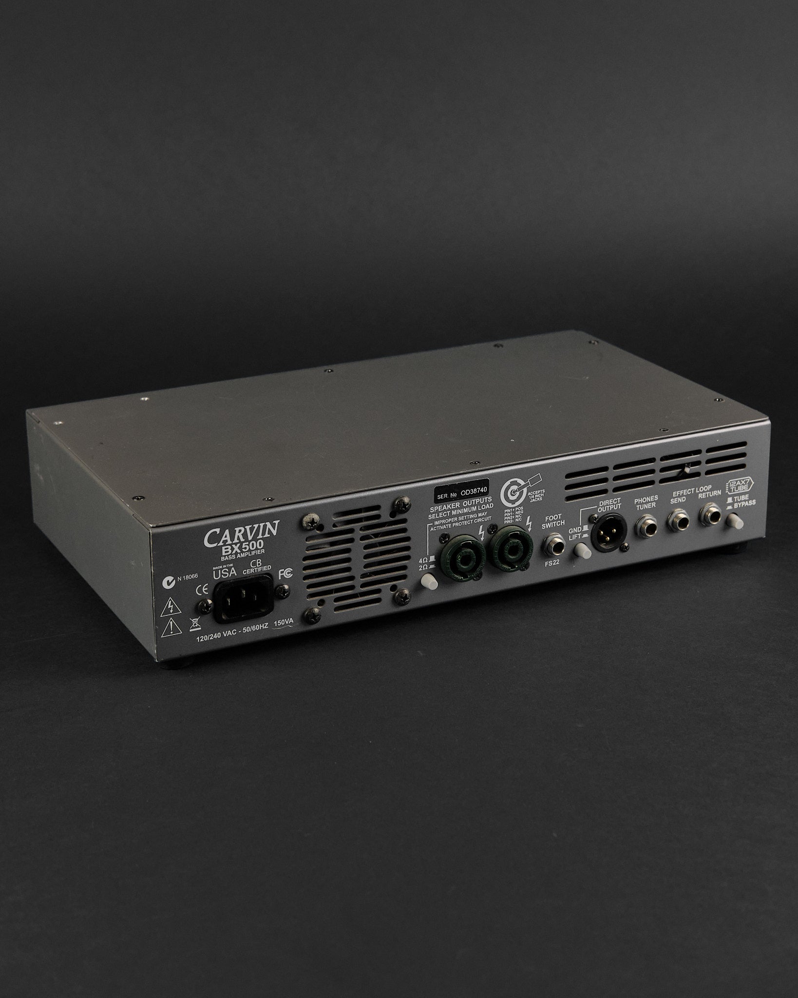 Carvin BX500 500-Watt Bass Head (Second-Hand)