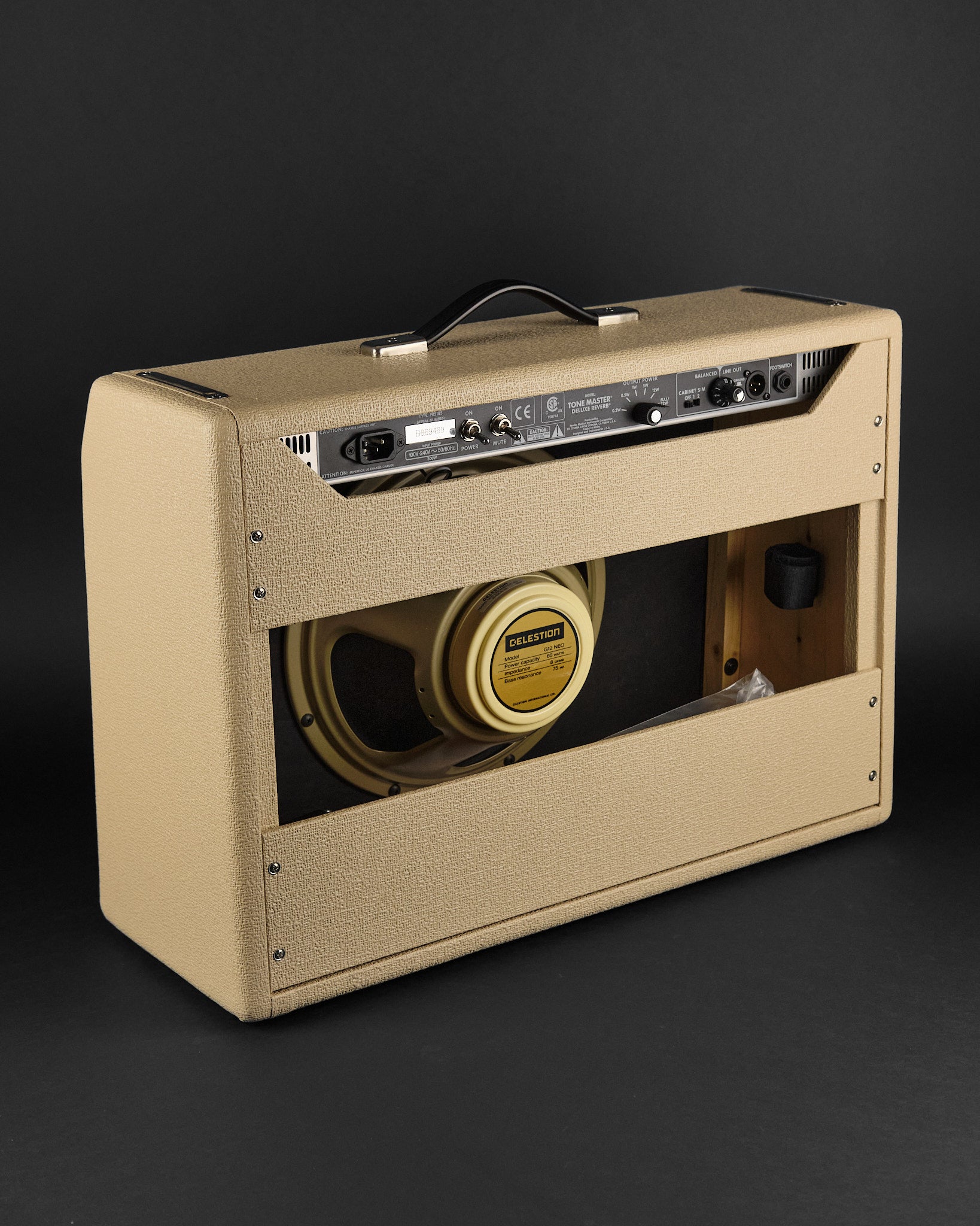 Fender Tone Master Deluxe Reverb Blonde 1 x 12" Guitar Combo (Second-Hand)