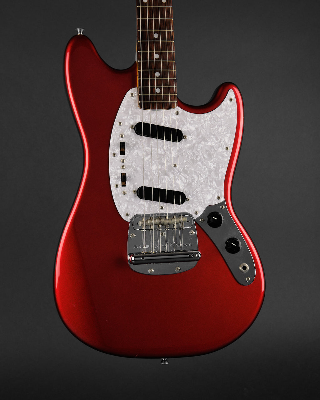 2009 Fender MIJ MG-69 Mustang Candy Apple Red