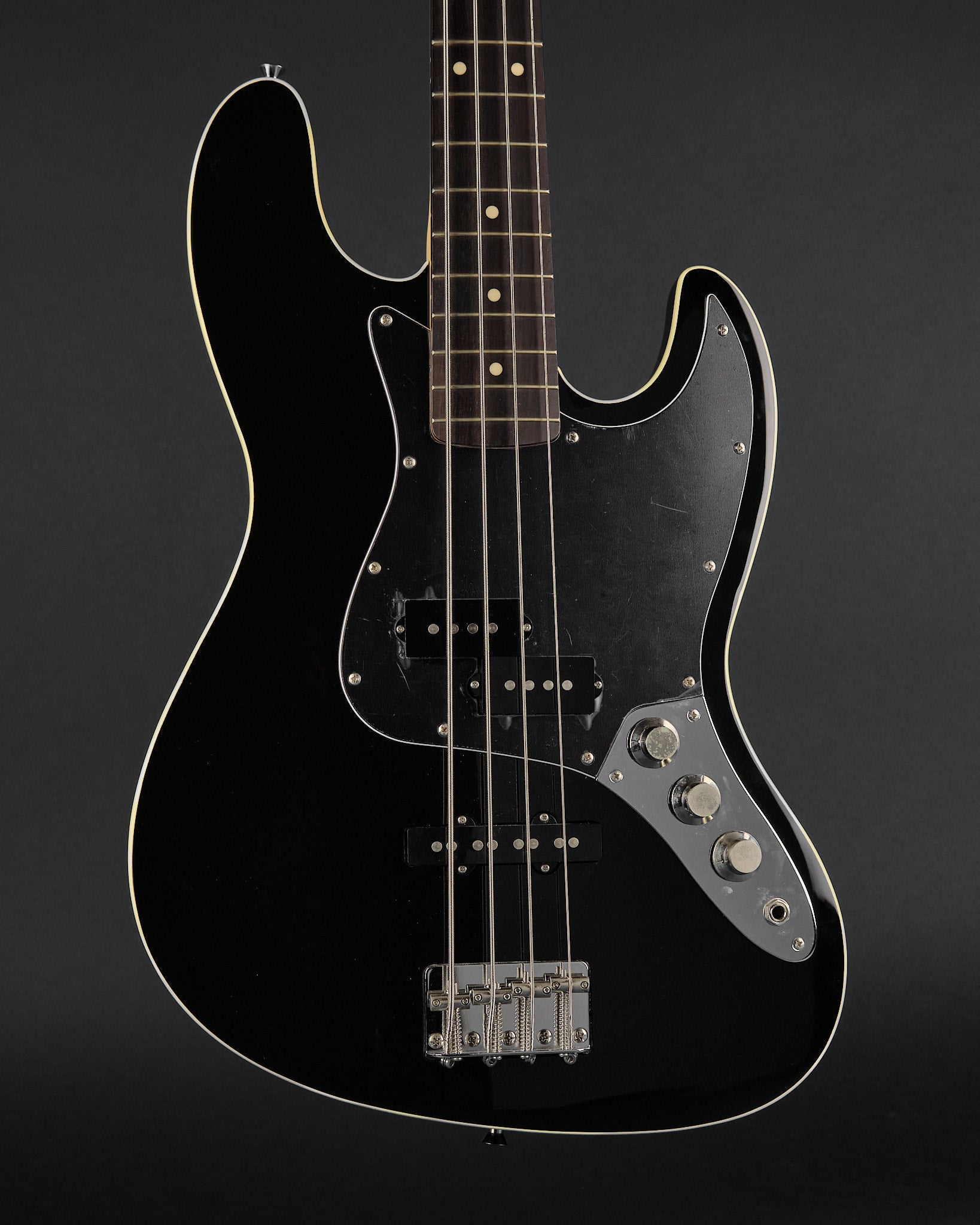2000s Fender CIJ Aerodyne Jazz Bass Black