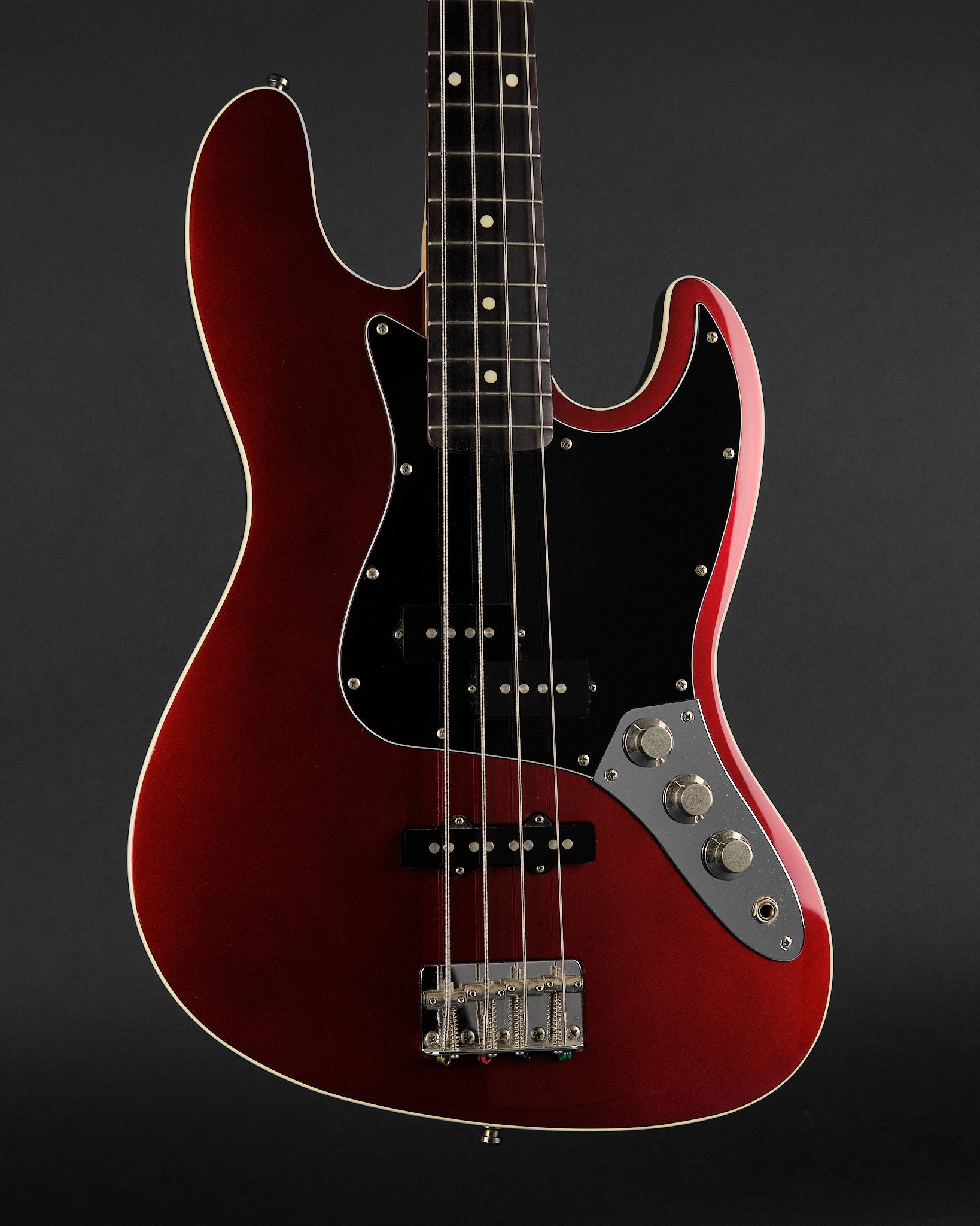 2012 Fender MIJ Aerodyne Jazz Bass Candy Apple Red