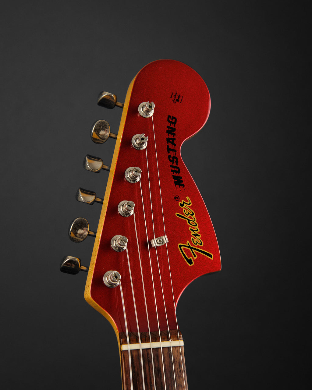 2009 Fender MIJ MG-69 Mustang Candy Apple Red