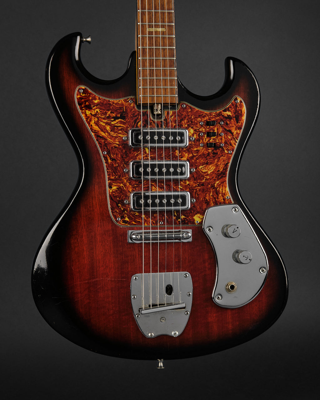 1960s Kingston S3T 'Hound Dog Taylor' Sunburst