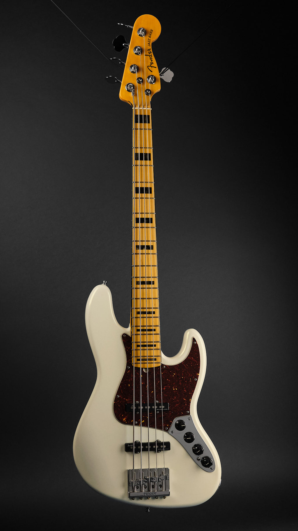 2020 Fender American Ultra Jazz Bass V Arctic Pearl