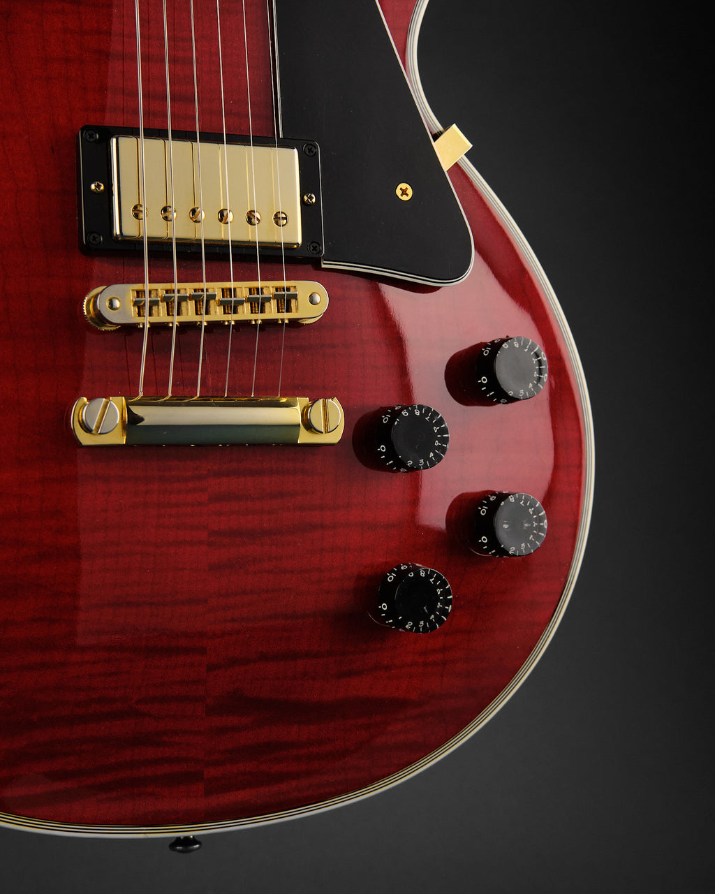 2014 Gibson Custom Shop Les Paul Custom Wine Red Refin