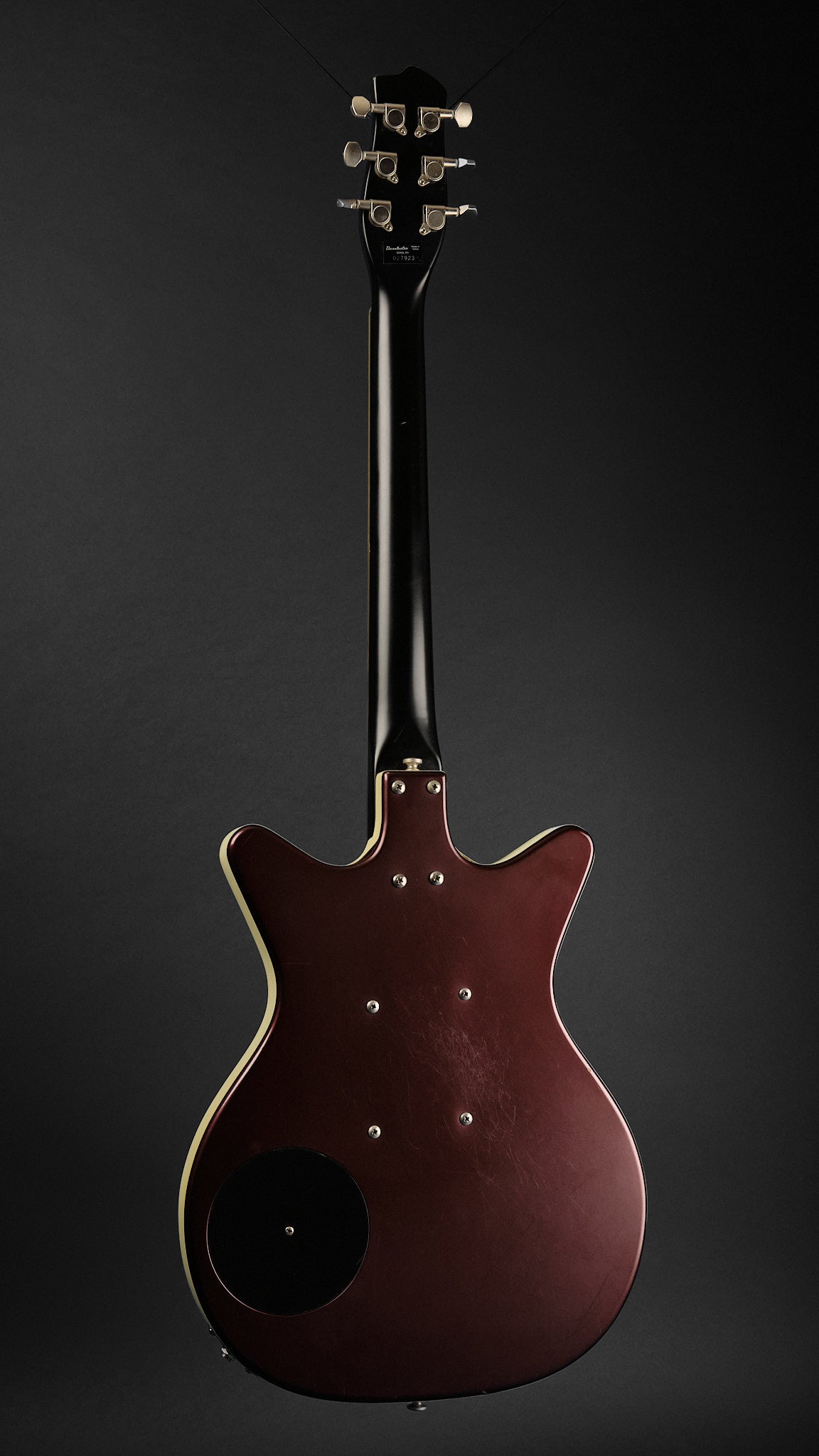2000s Danelectro DC59 Burgundy Metallic