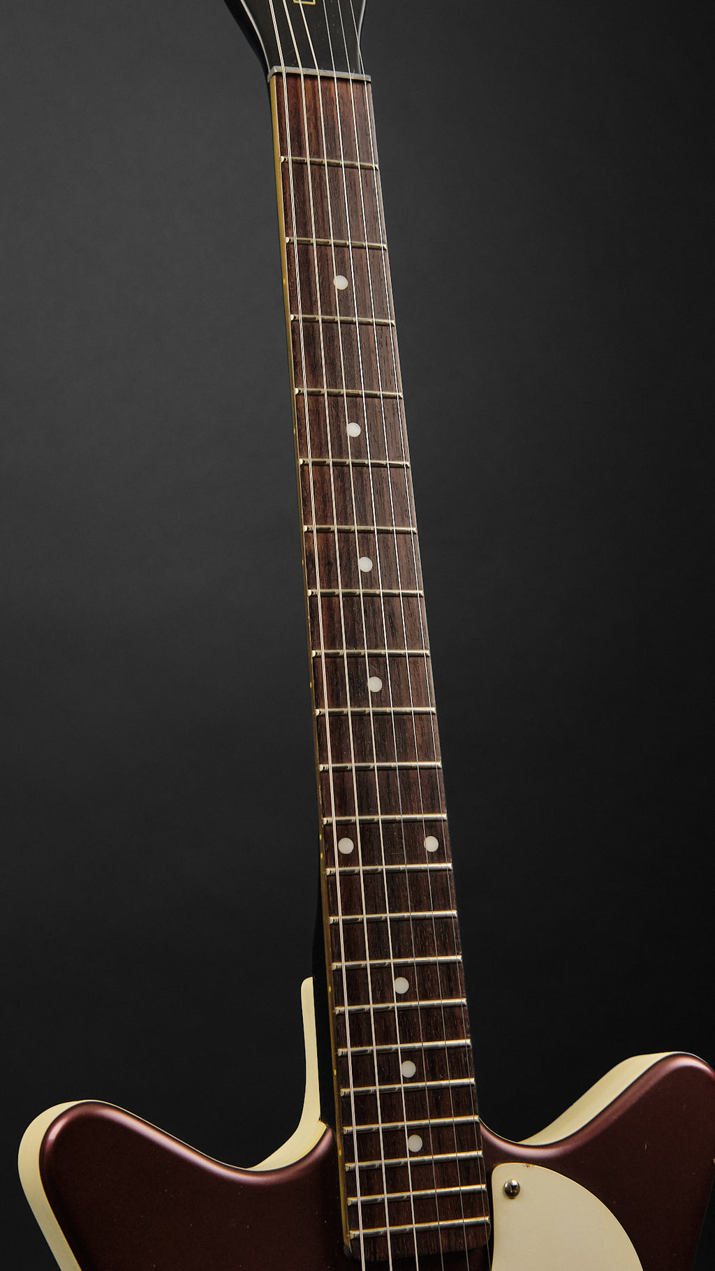 2000s Danelectro DC59 Burgundy Metallic