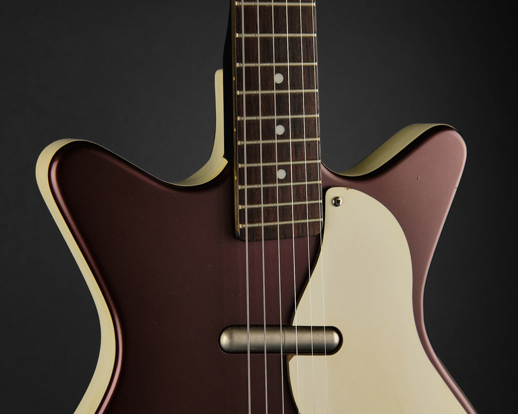 2000s Danelectro DC59 Burgundy Metallic
