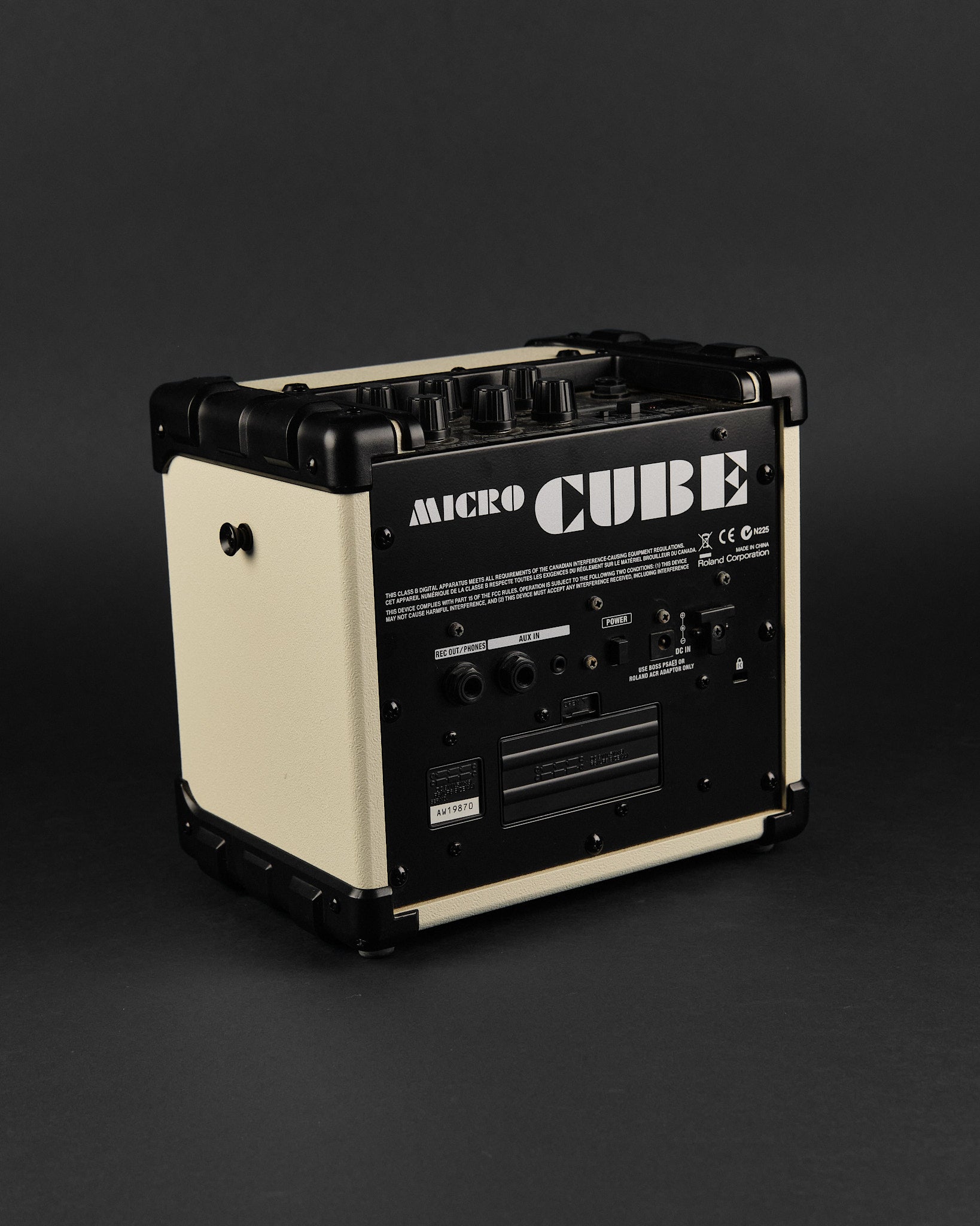 Roland Micro Cube 1 x 5" Portable Guitar Combo White (Second-Hand)