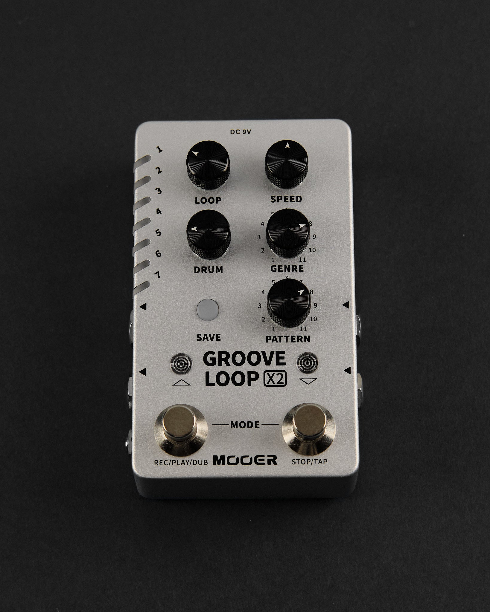 Mooer Groove Loop X2 Stereo Looper and Drum Machine (Second-Hand)