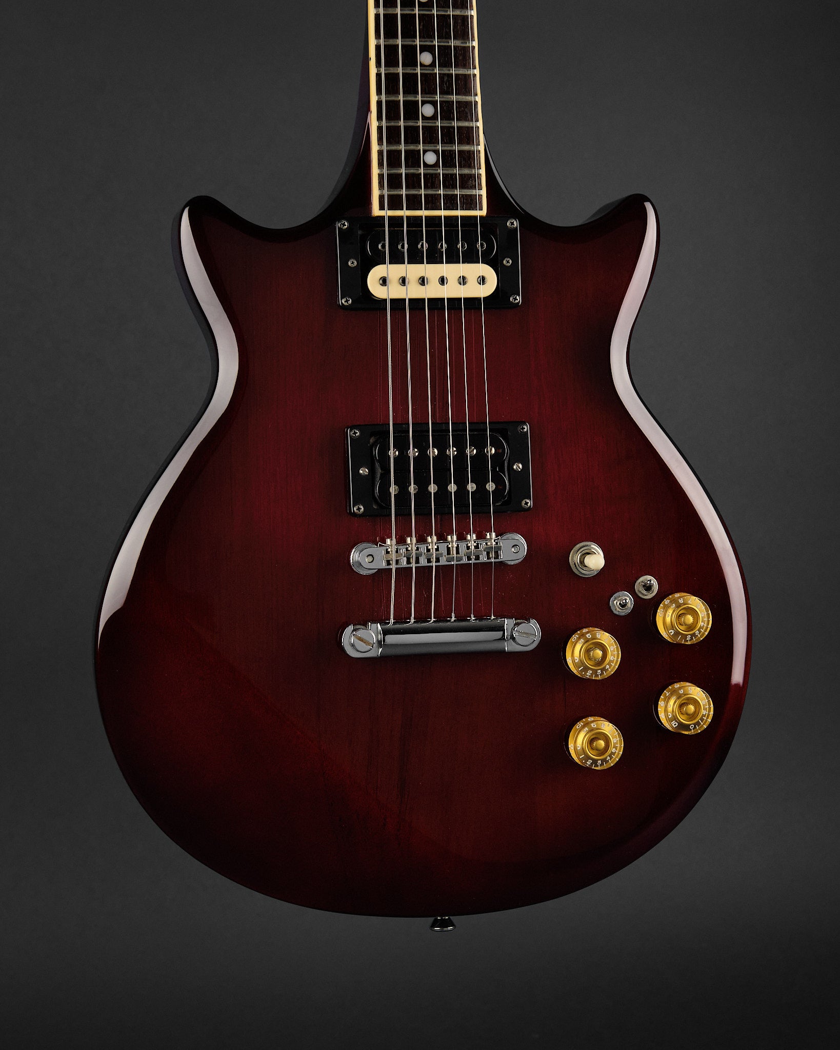 1980s Pearl Export Deluxe Transparent Red