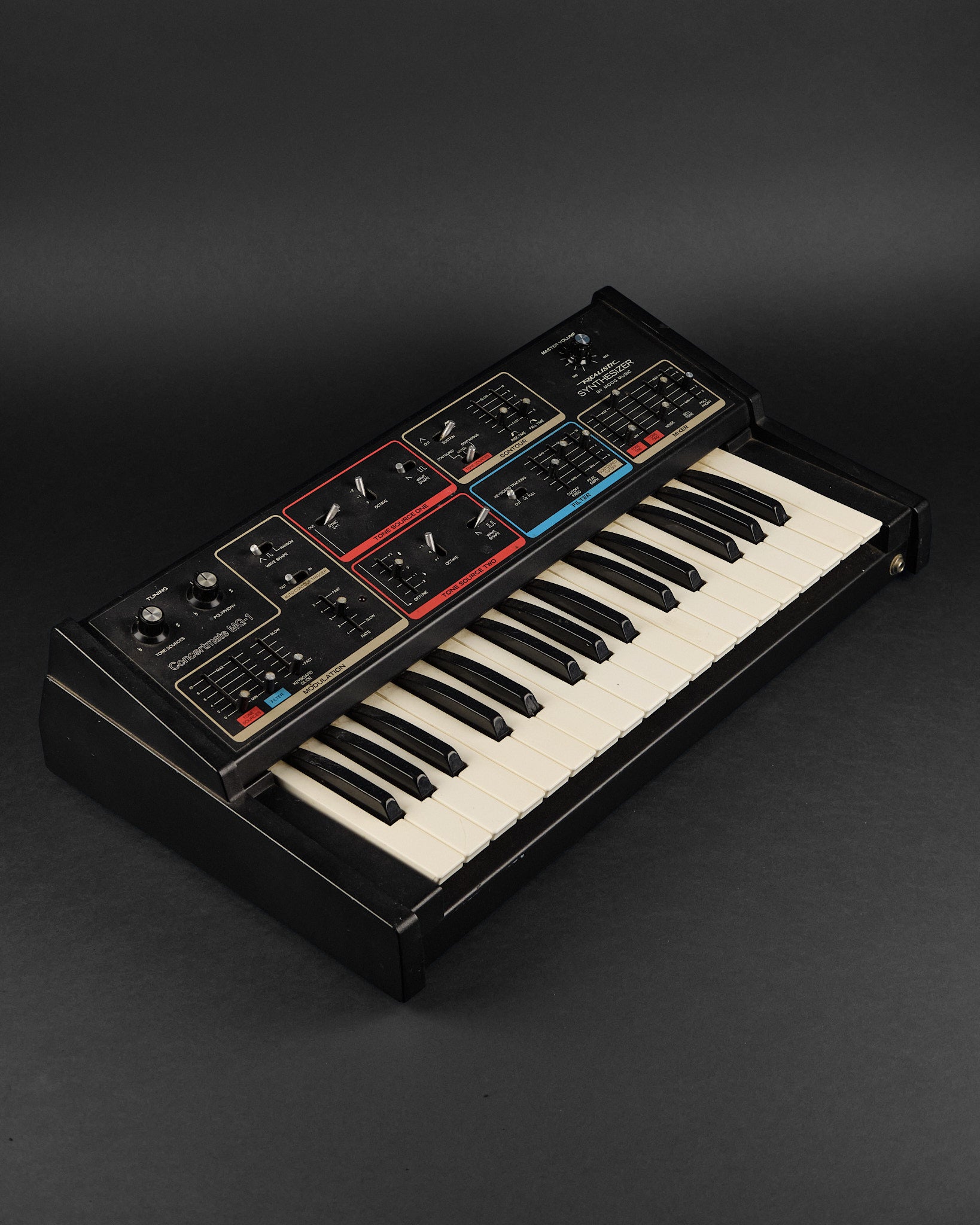 1980s Realistic Moog Concertmate MG-1 Analog Synthesizer