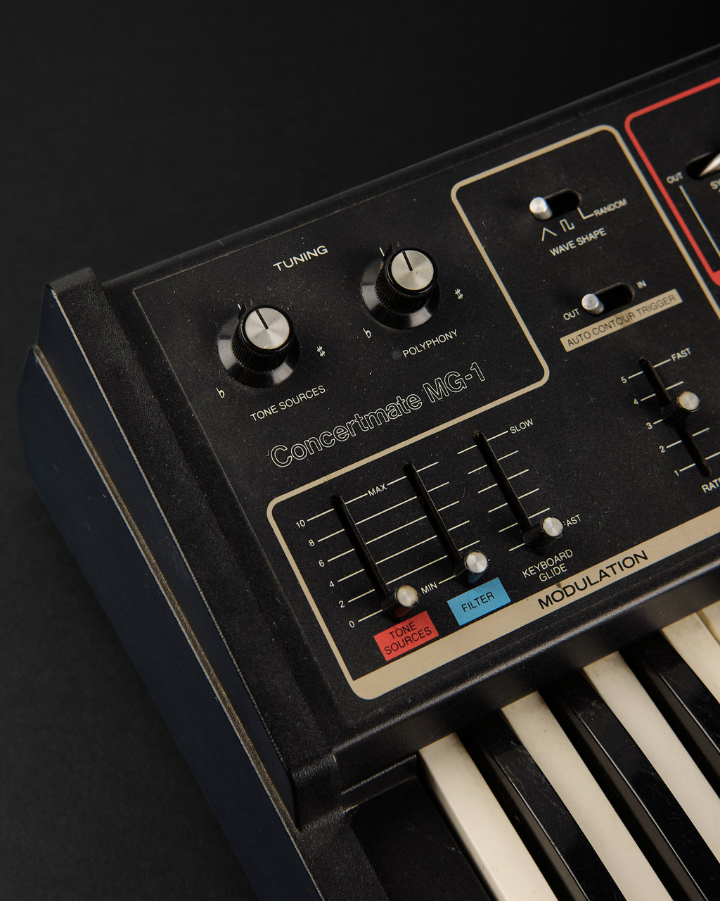 1980s Realistic Moog Concertmate MG-1 Analog Synthesizer
