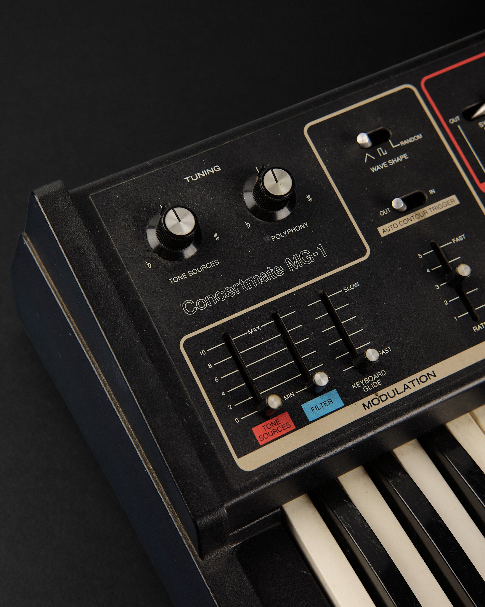 1980s Realistic Moog Concertmate MG-1 Analog Synthesizer