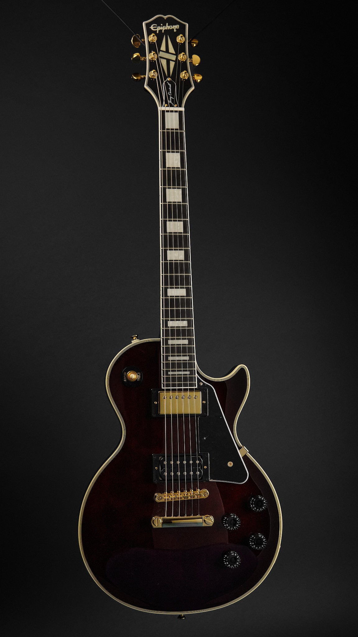 2022 Epiphone Jerry Cantrell 'Wino' Les Paul Custom Wine Red