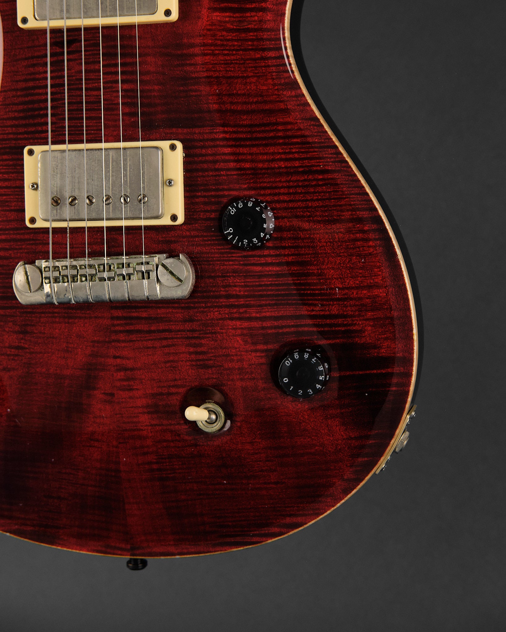 1996 PRS Custom 22 Stoptail 10-Top Black Cherry