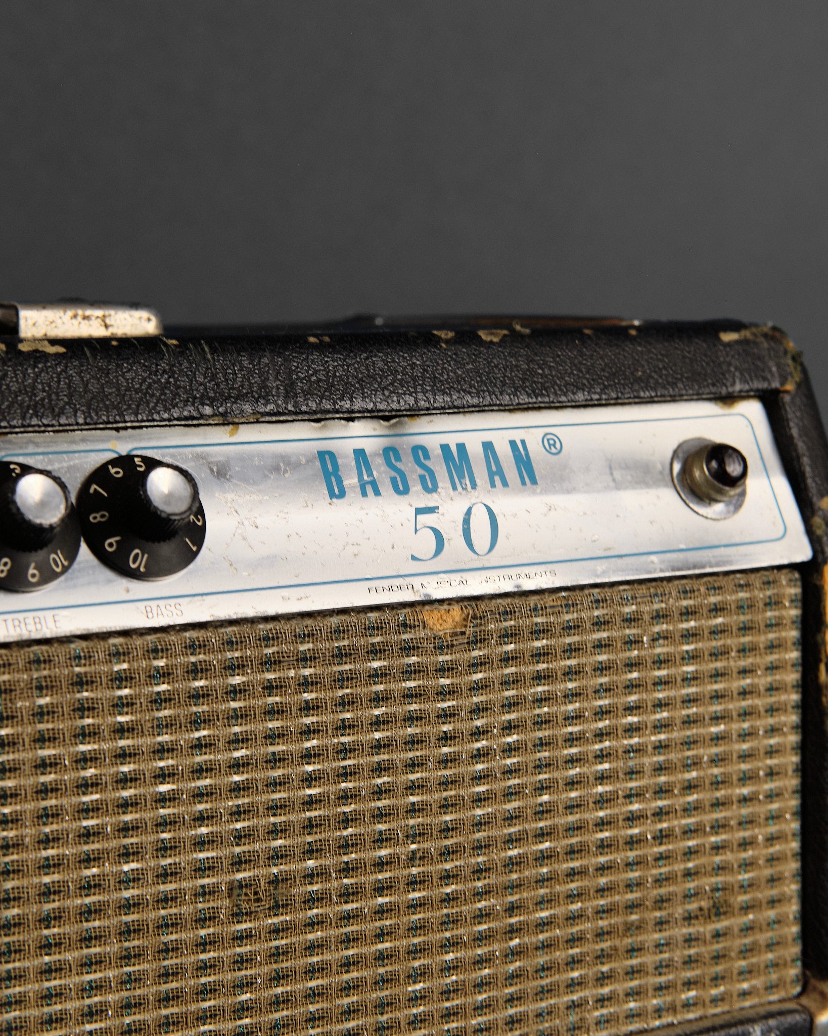 1976 Fender Bassman 50 50-Watt Guitar Amplifier Head