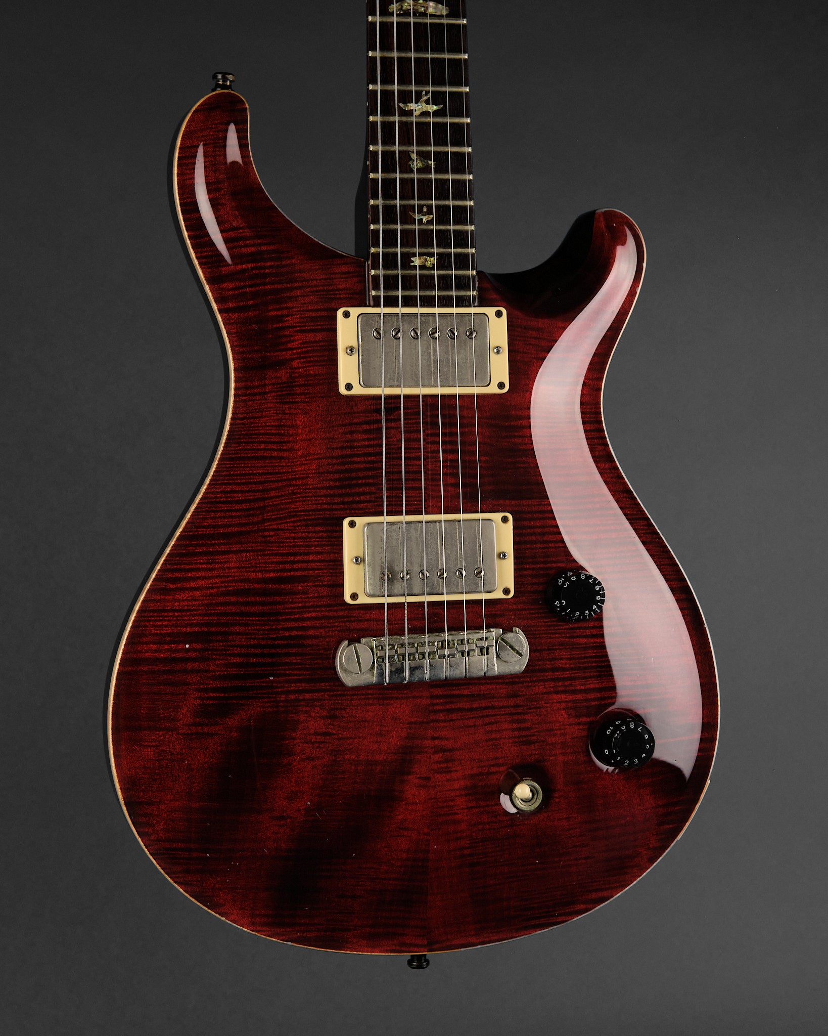 1996 PRS Custom 22 Stoptail 10-Top Black Cherry