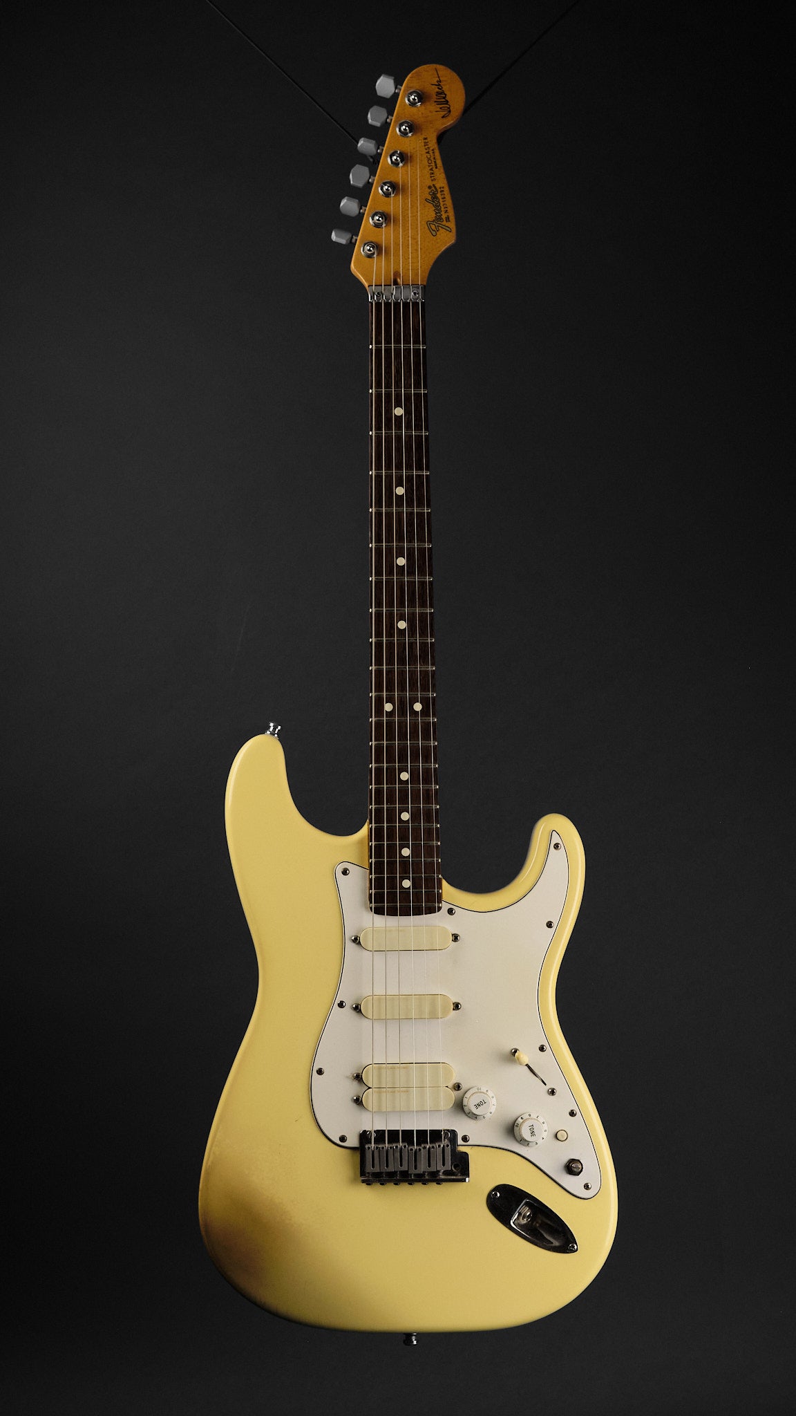 1991 Fender USA Jeff Beck Artist Series Stratocaster Vintage White
