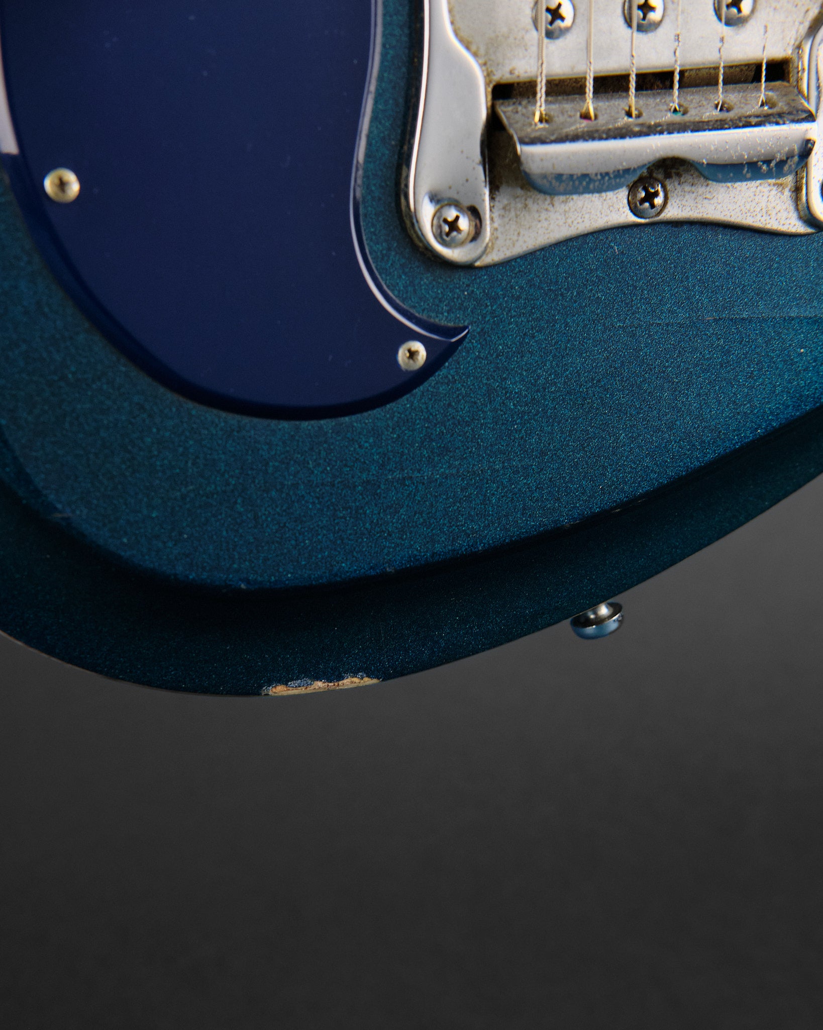 1960s Guyatone LG-350 Sharp 5 Metallic Blue