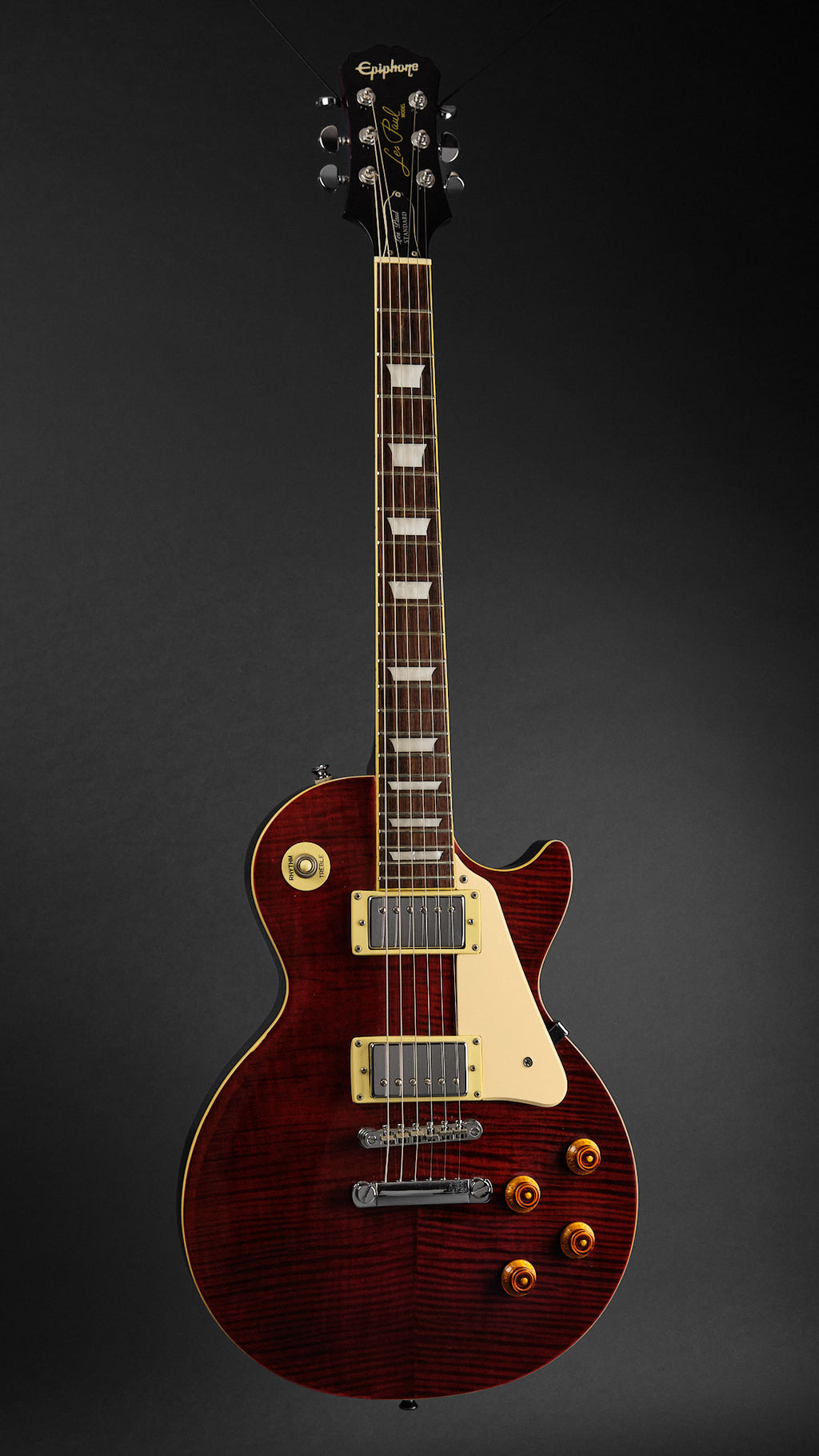 2005 Epiphone Les Paul Standard Plus Top Wine Red