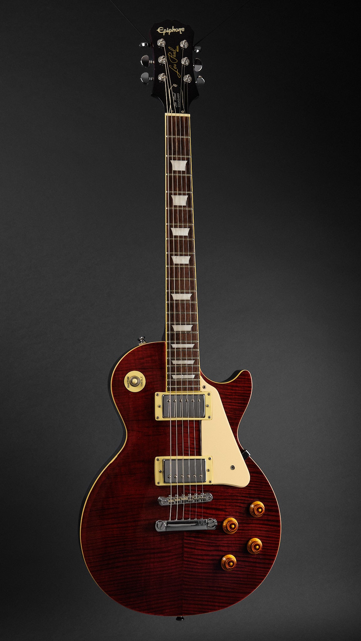 2005 Epiphone Les Paul Standard Plus Top Wine Red