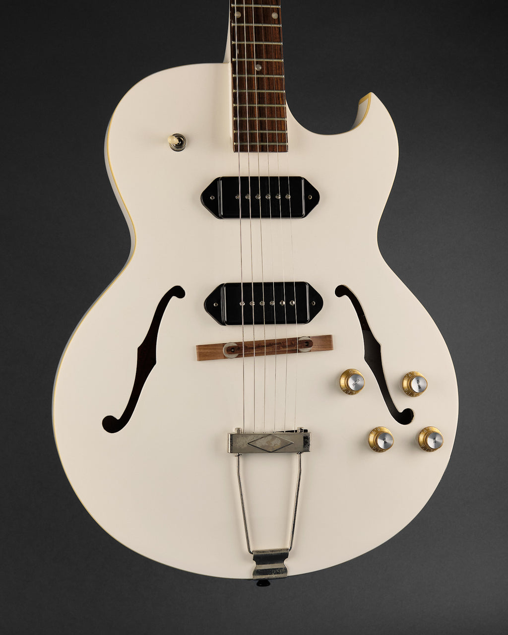 2019 Epiphone George Thorogood Signature White Fang ED-125 TDC Bone White