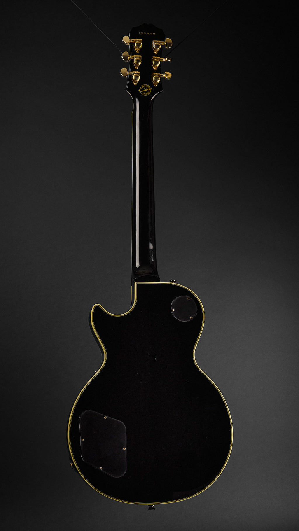 2012 Epiphone Les Paul Custom Blackback Antique Ivory