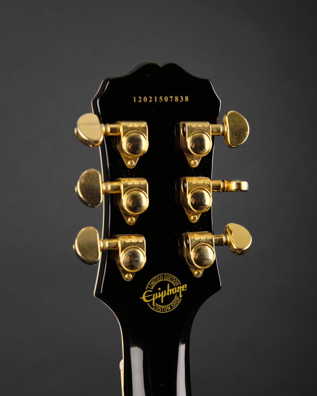2012 Epiphone Les Paul Custom Blackback Antique Ivory