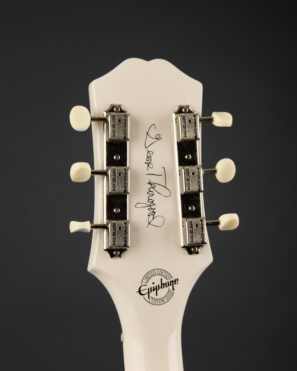 2019 Epiphone George Thorogood Signature White Fang ED-125 TDC Bone White