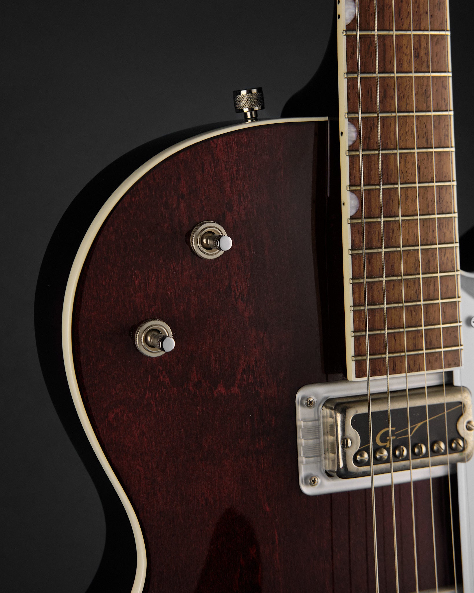 2006 Gretsch G6119-1962 HT Chet Atkins Tennessee Rose Burgundy Stain