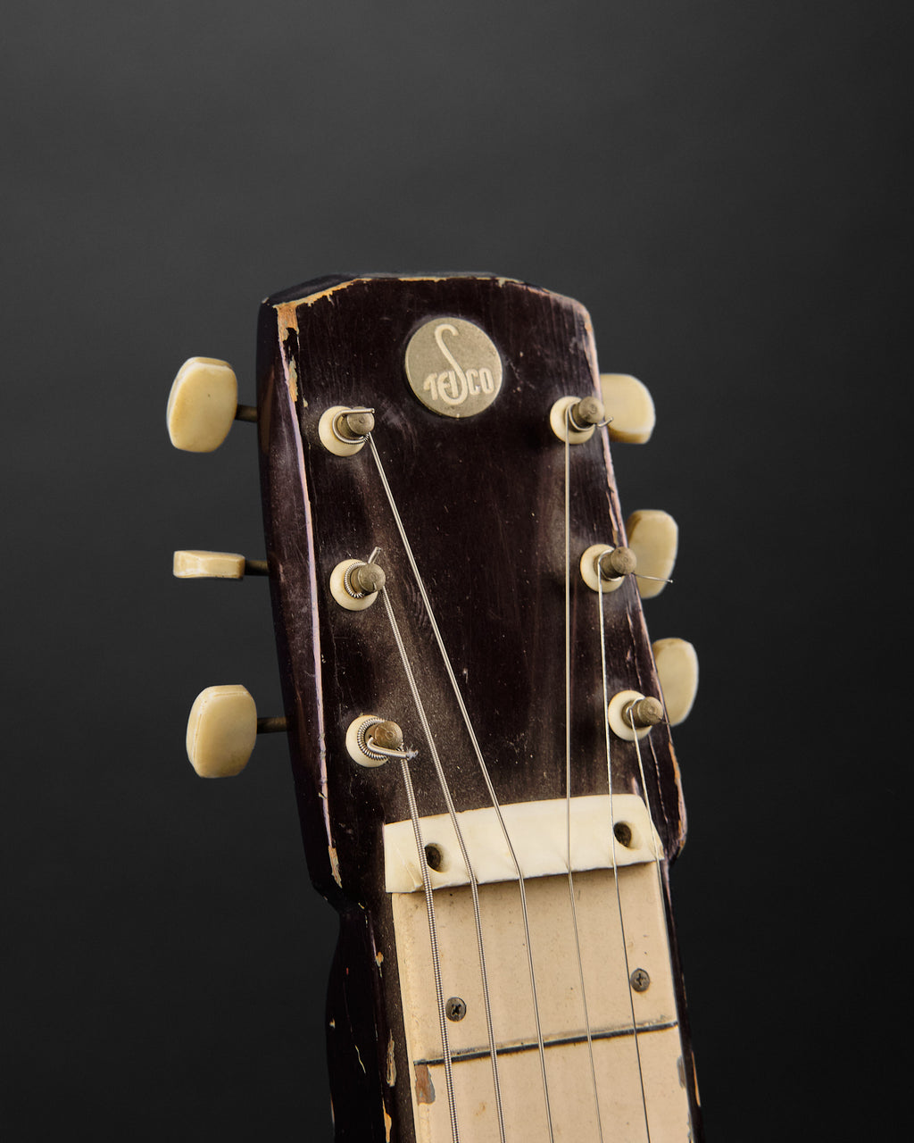 1960s Teisco Model P Lap Steel Red