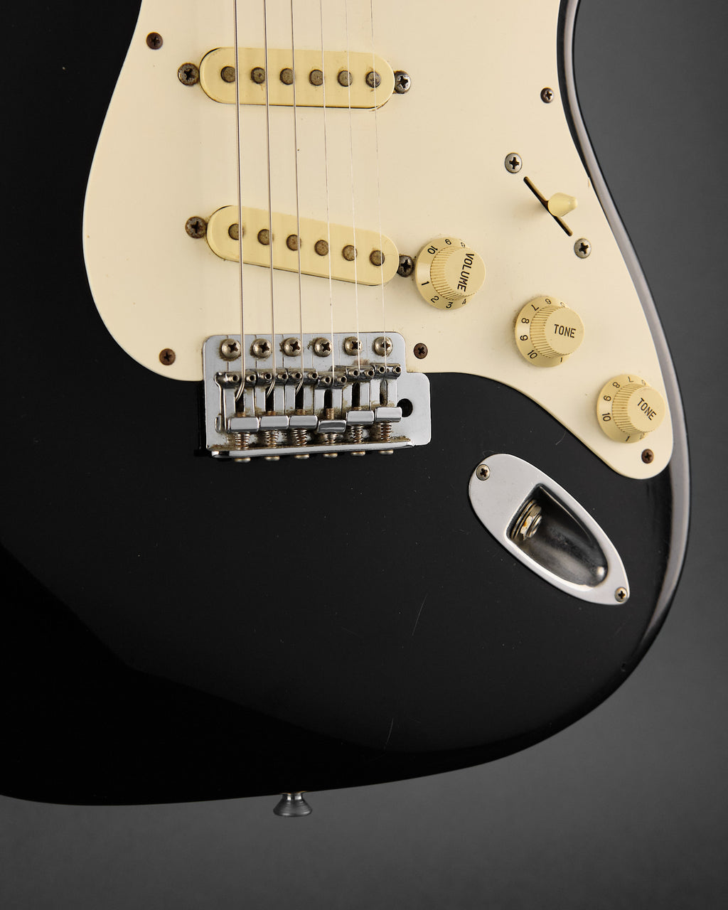 1990s Squier MIJ Standard Stratocaster Black