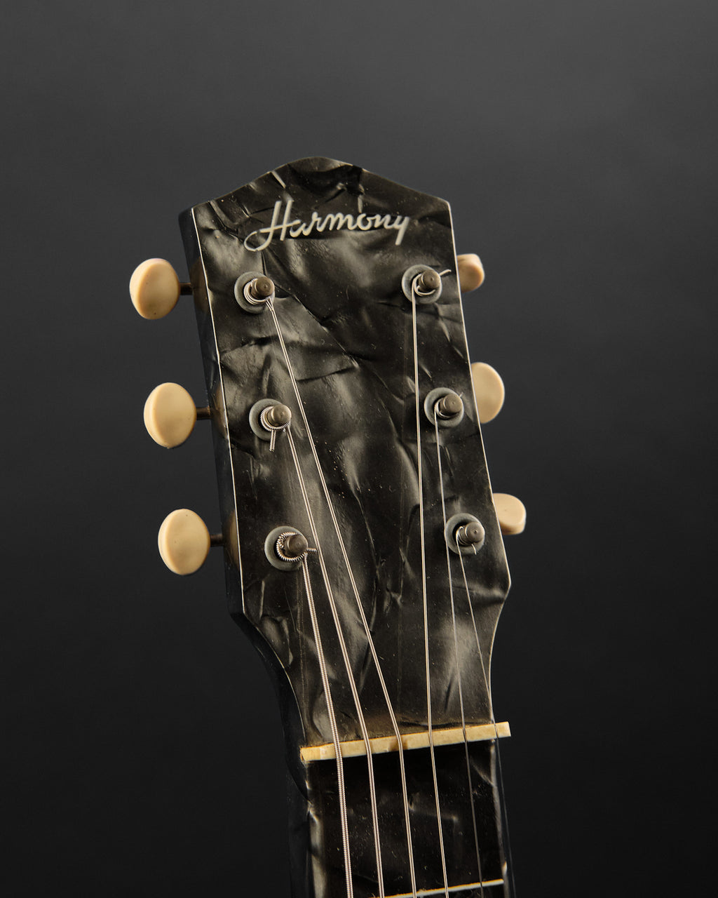 1953 Harmony H-4 Lap Steel Pearloid Grey