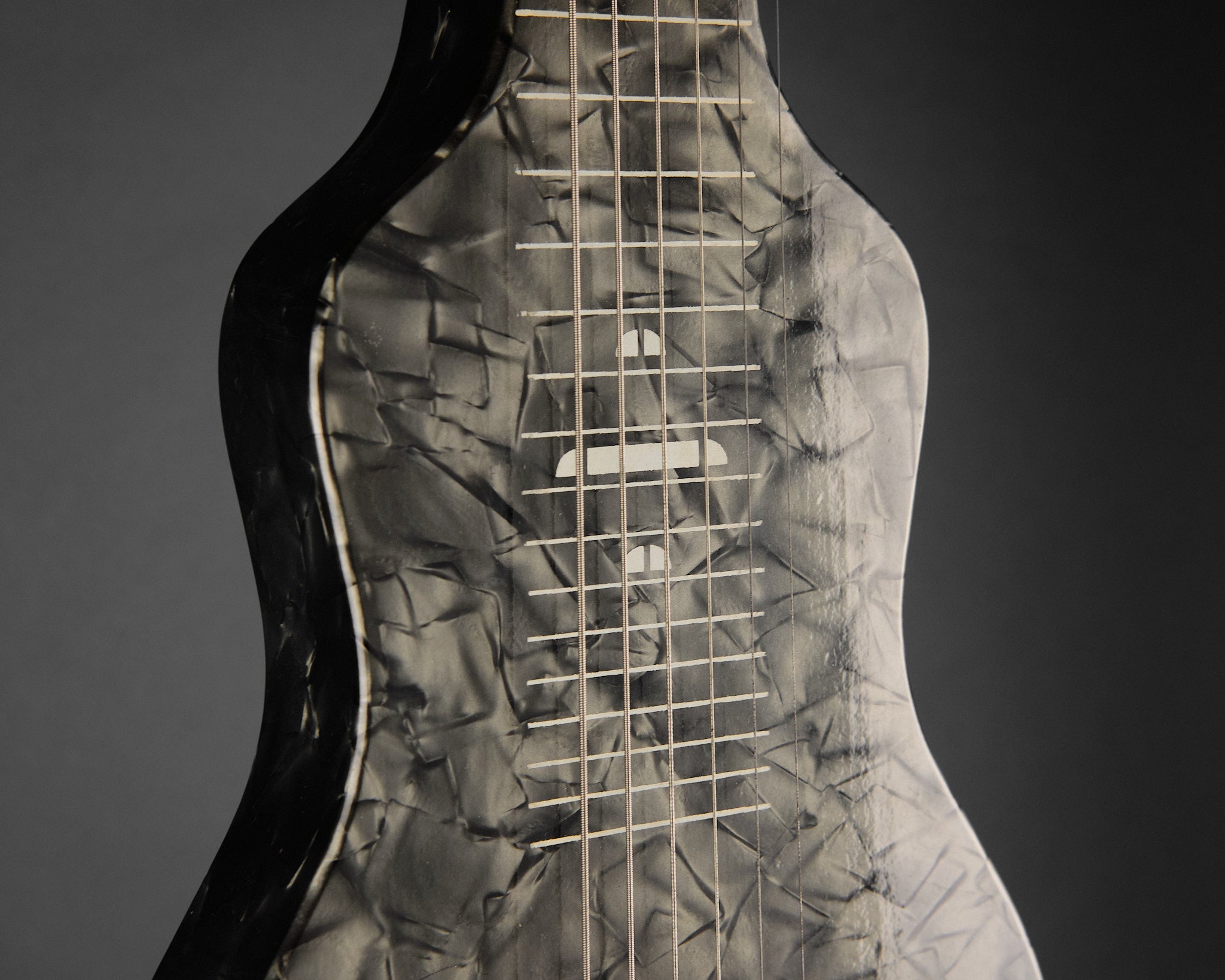 1953 Harmony H-4 Lap Steel Pearloid Grey